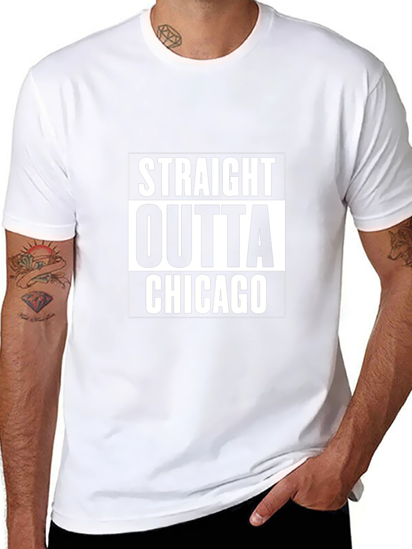 Straight Outta Chicago Graphic T-Shirt