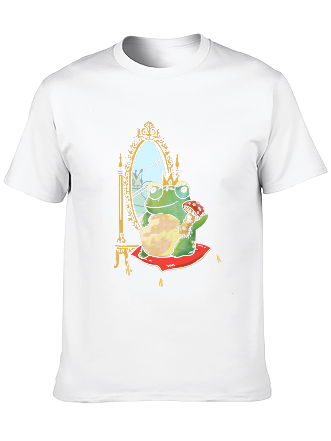 Frog Prince T-Shirt - Black Cotton Tee