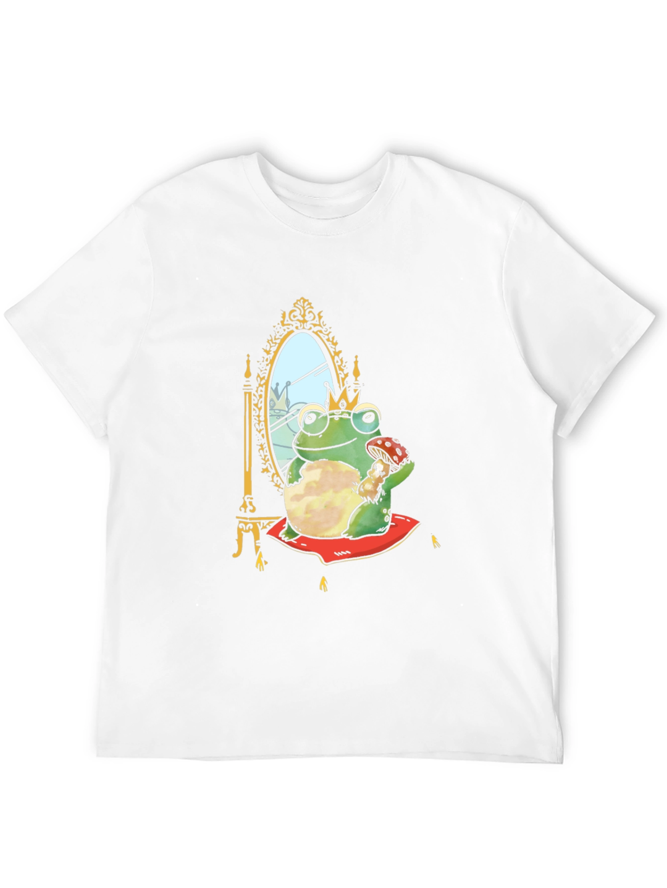 Frog Prince T-Shirt - Black Cotton Tee