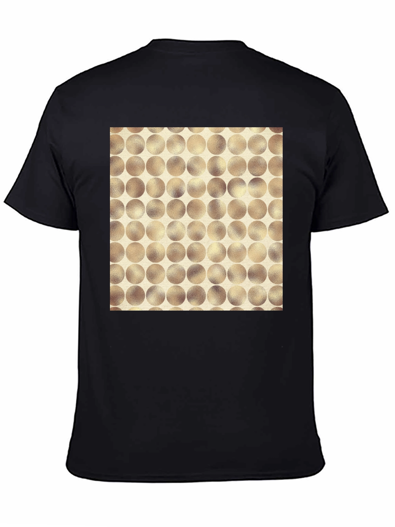 Modern Circle Pattern Tee - Stylish Casual Wear