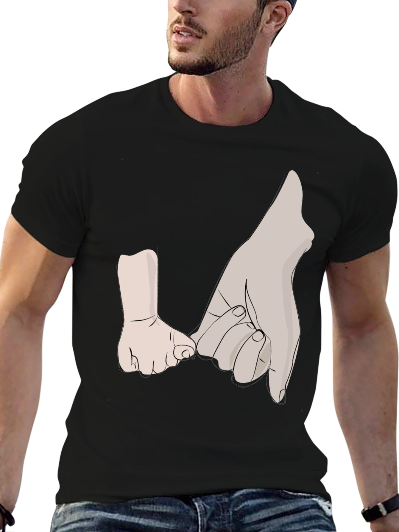 Pinky Promise Graphic Tee - Father Child Bond