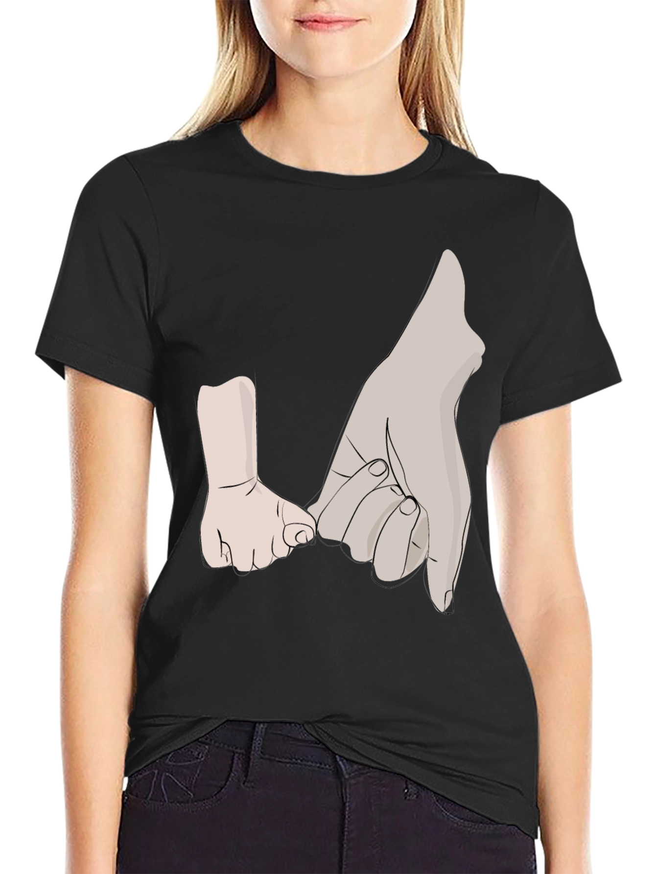 Pinky Promise Graphic Tee - Father Child Bond