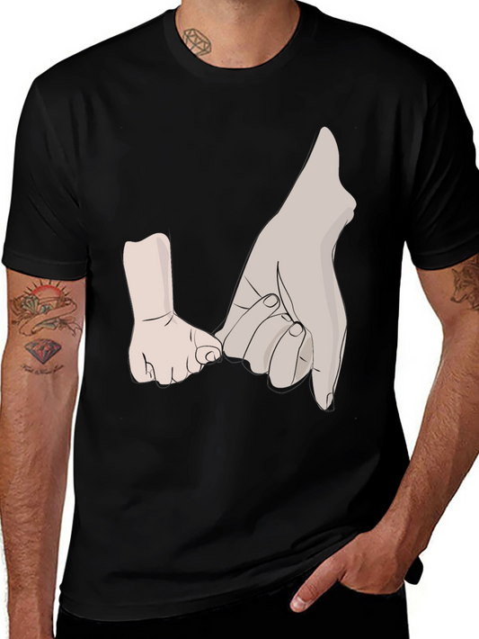 Pinky Promise Graphic Tee - Father Child Bond