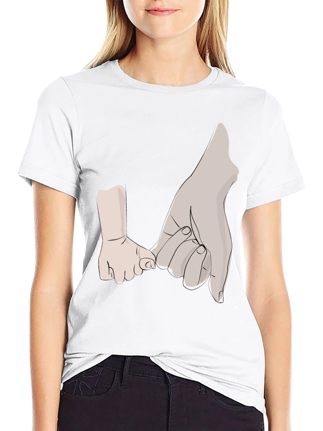 Pinky Promise Graphic Tee - Father Child Bond