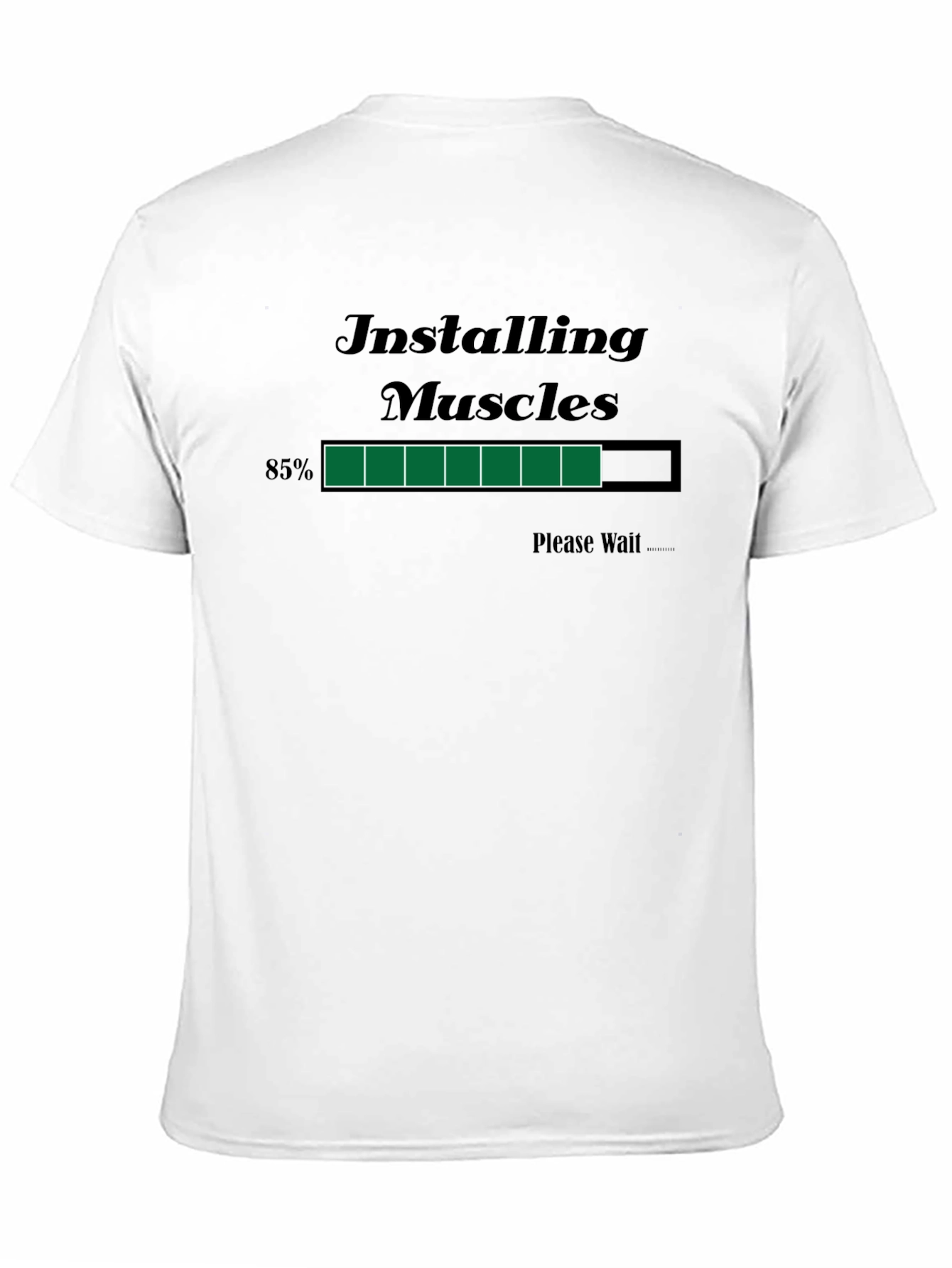 Installing Muscles Funny Graphic Tee