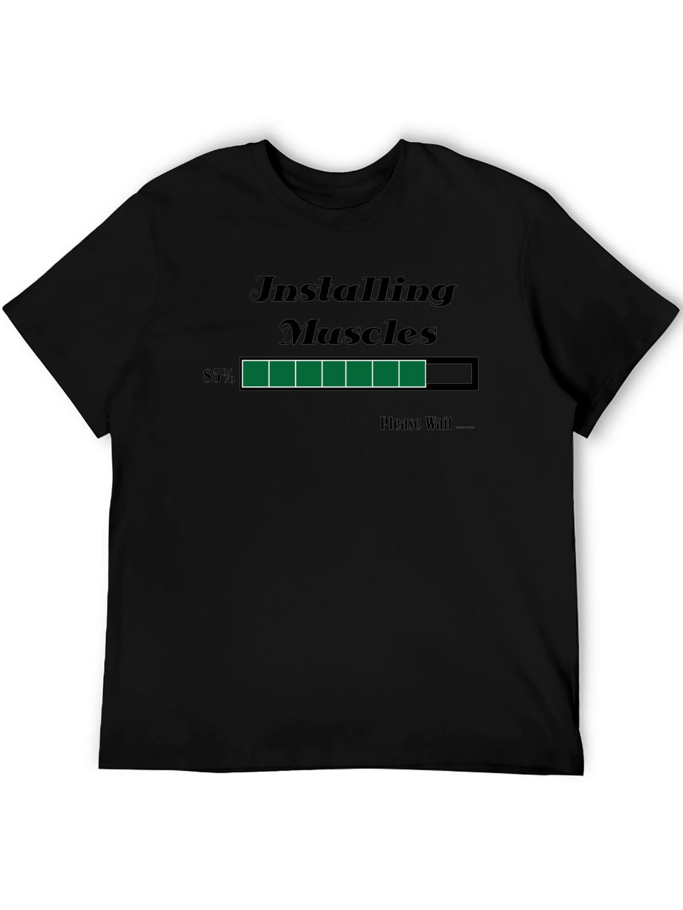 Installing Muscles Funny Graphic Tee