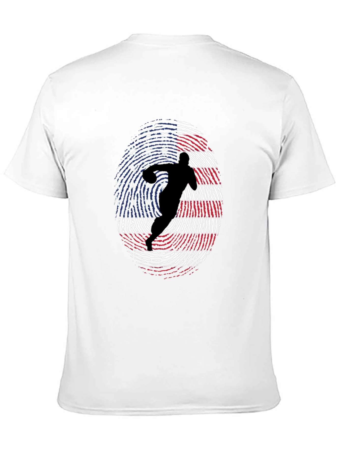 American Football Fingerprint T-Shirt