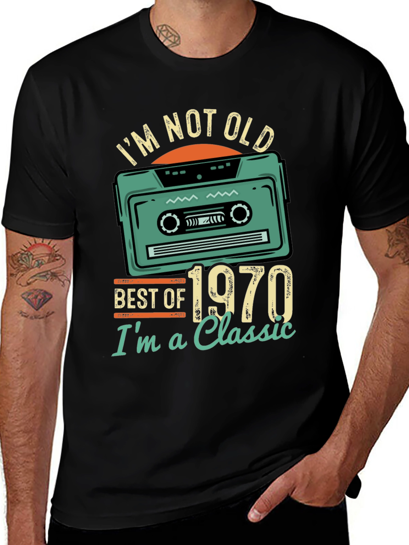 Best of 1970 Classic Cassette T-Shirt