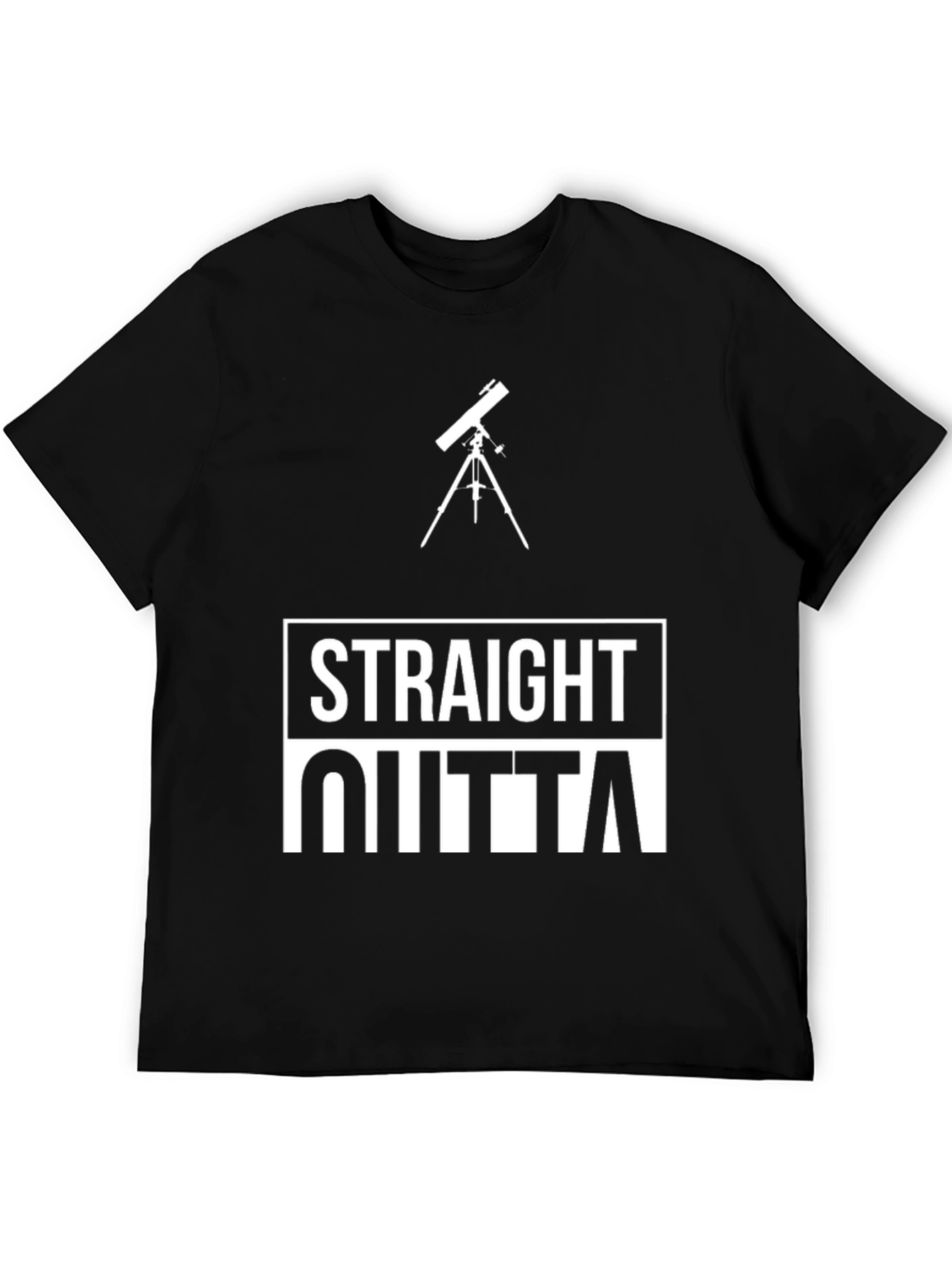 Straight Outta Space Black T-Shirt
