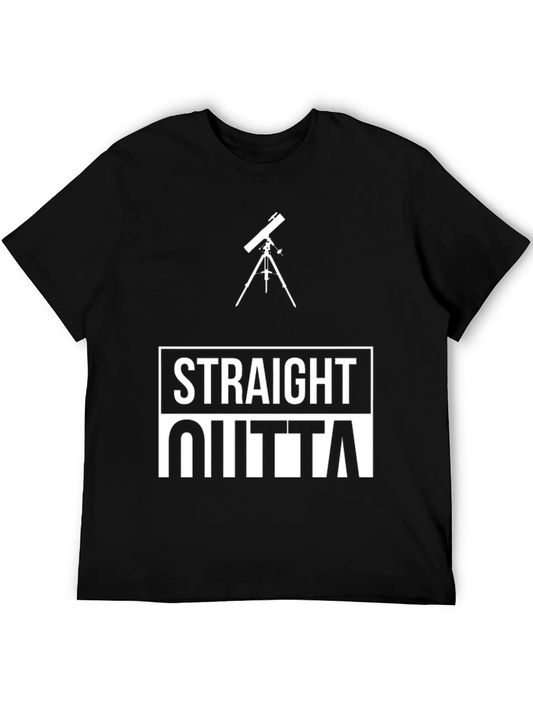 Straight Outta Space Black T-Shirt