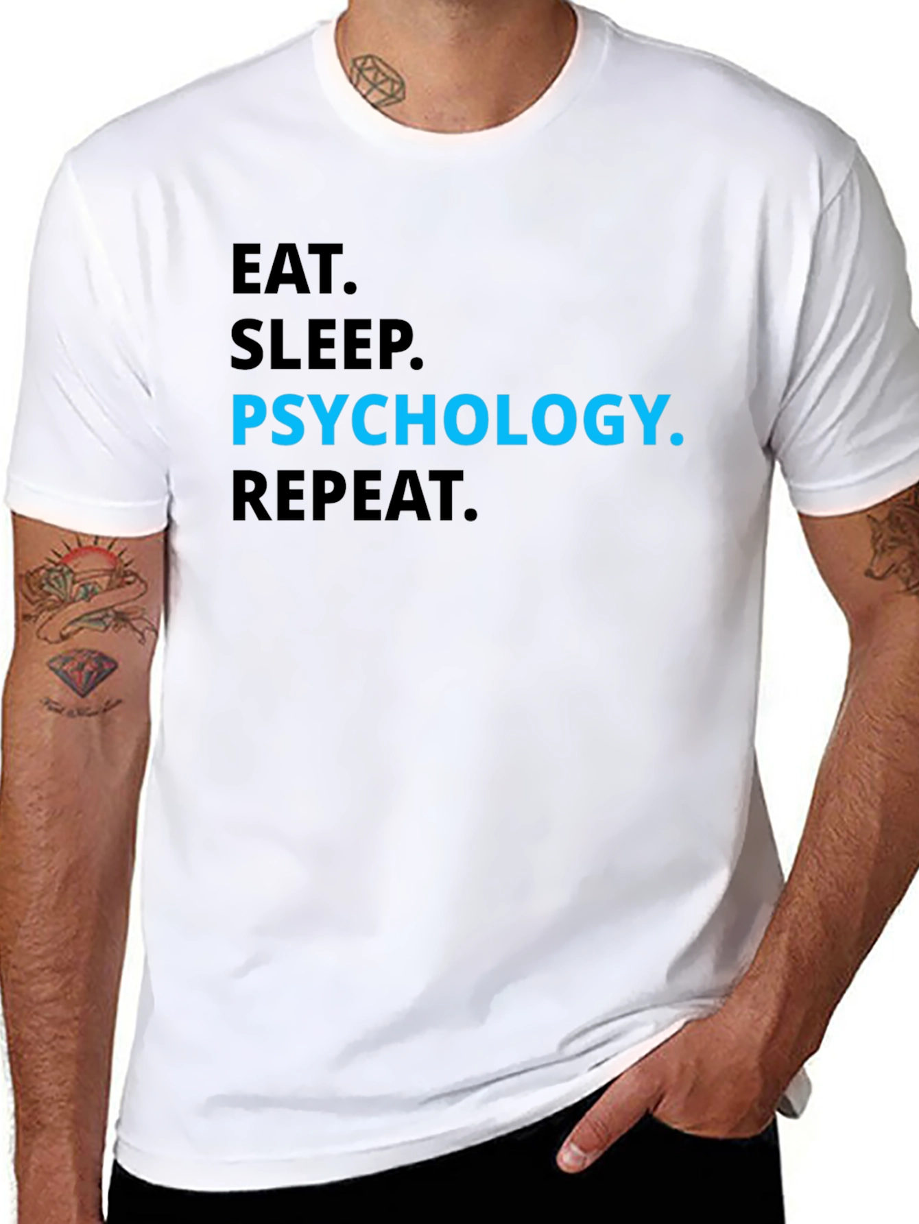 Psychology T-Shirt - Eat Sleep Psychology Repeat