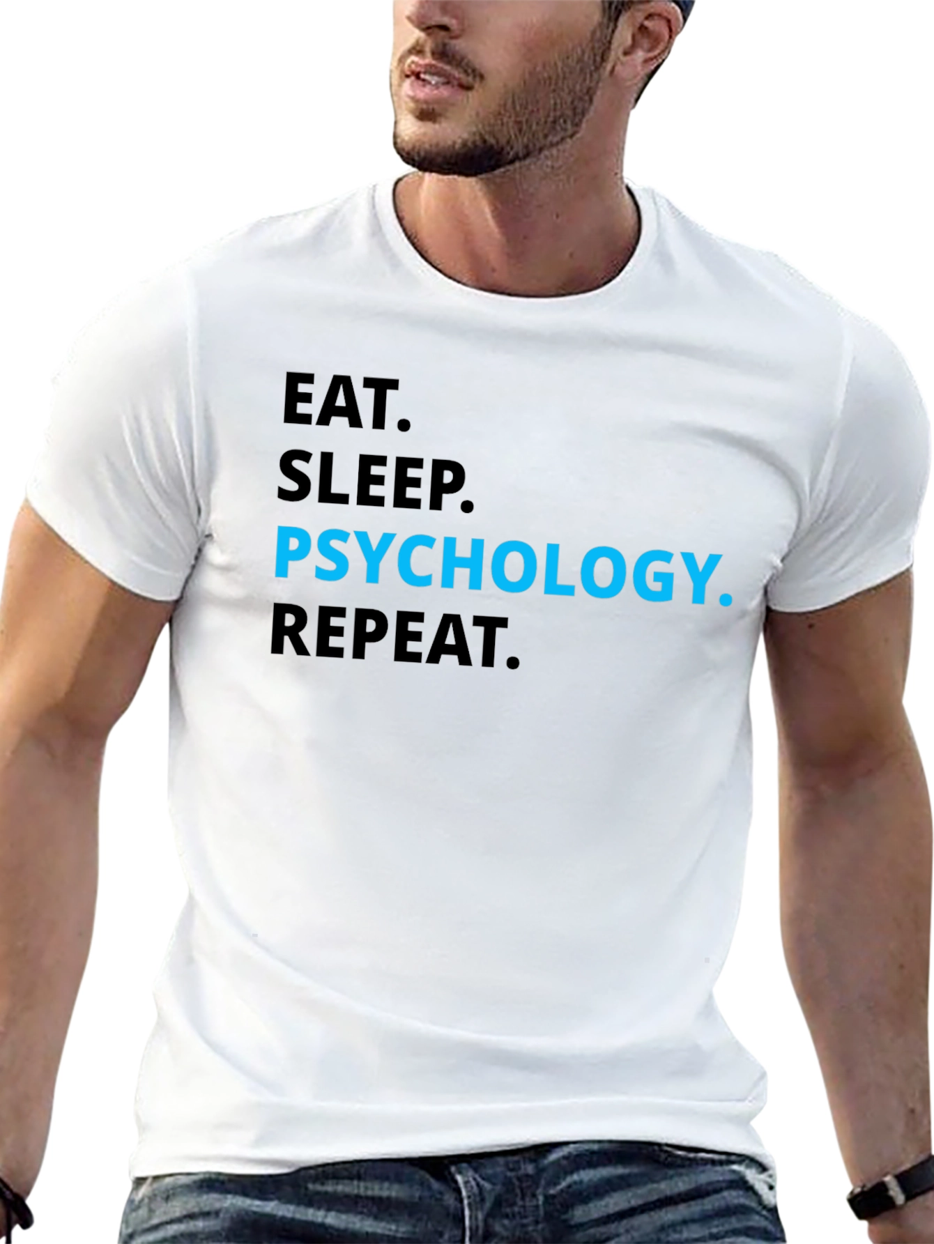 Psychology T-Shirt - Eat Sleep Psychology Repeat