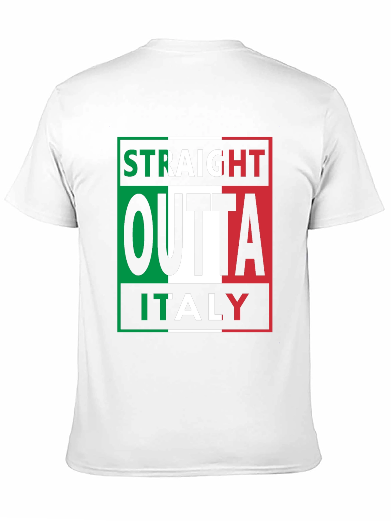 Straight Outta Italy Black T-Shirt