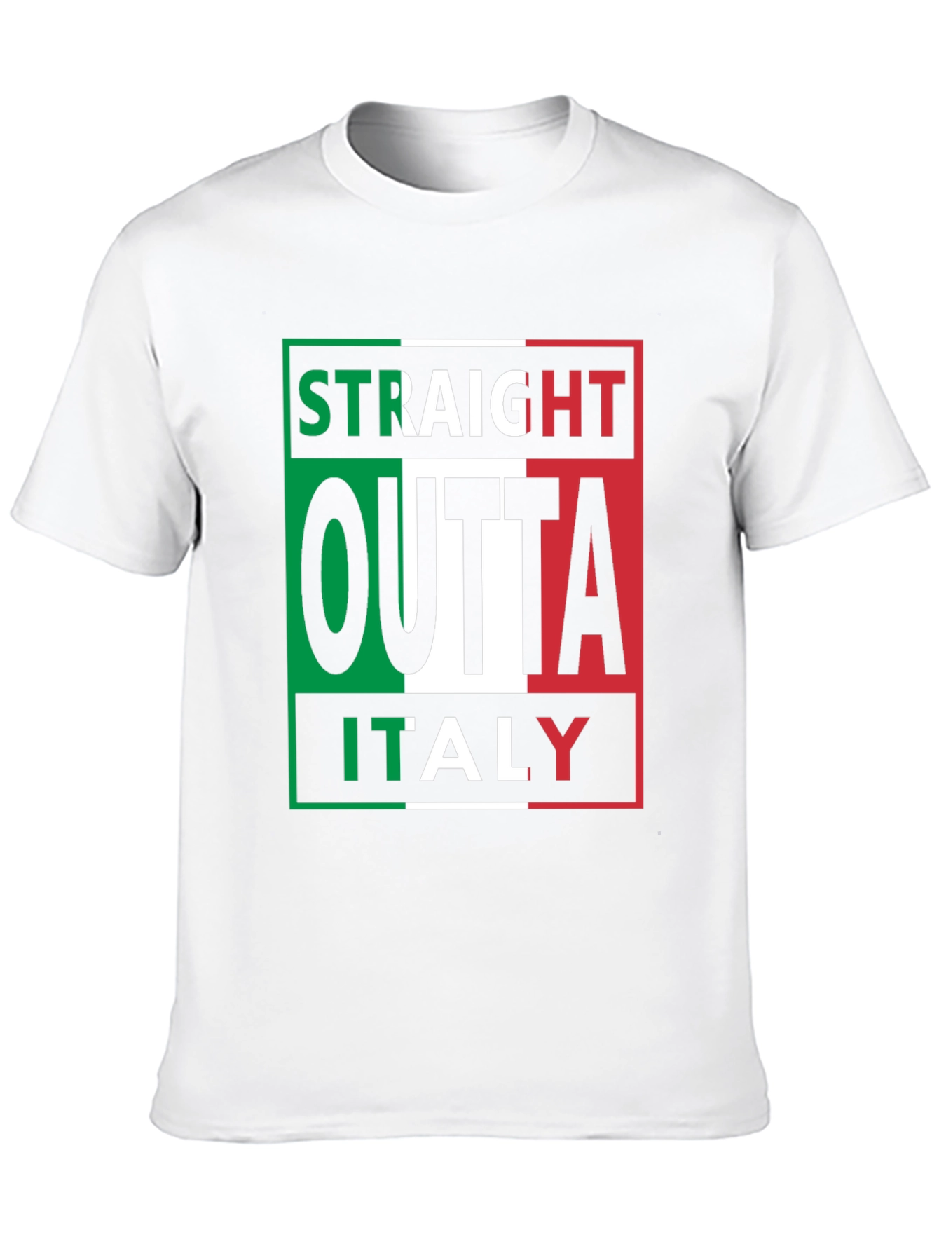 Straight Outta Italy Black T-Shirt