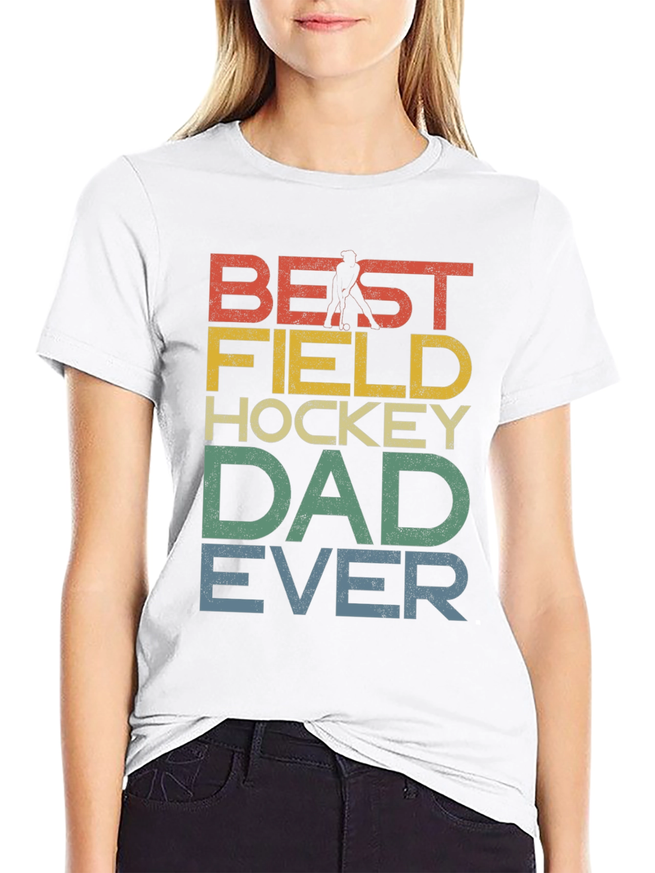 Best Field Hockey Dad Ever Graphic T-Shirt