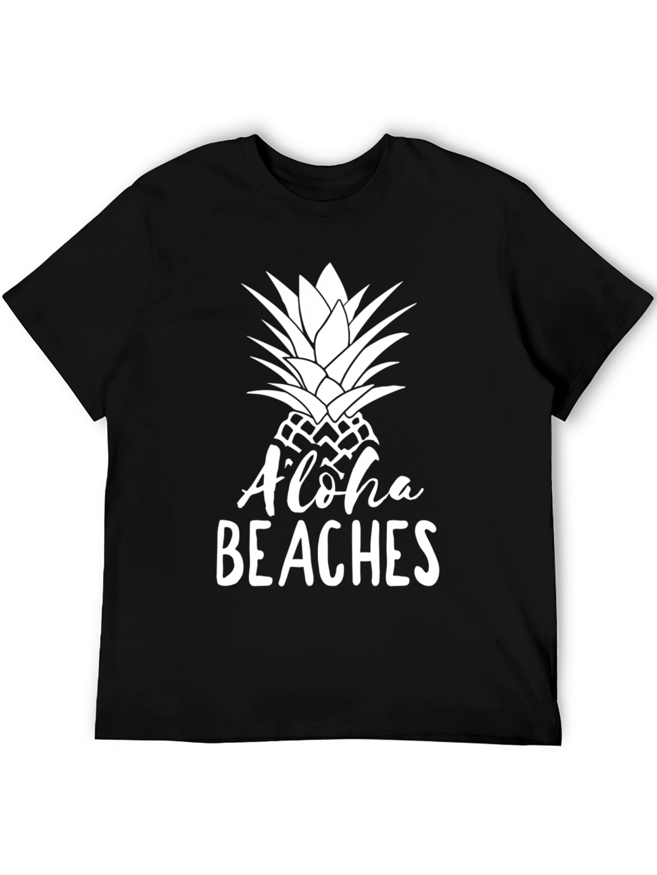 Aloha Beaches Pineapple Graphic T-Shirt