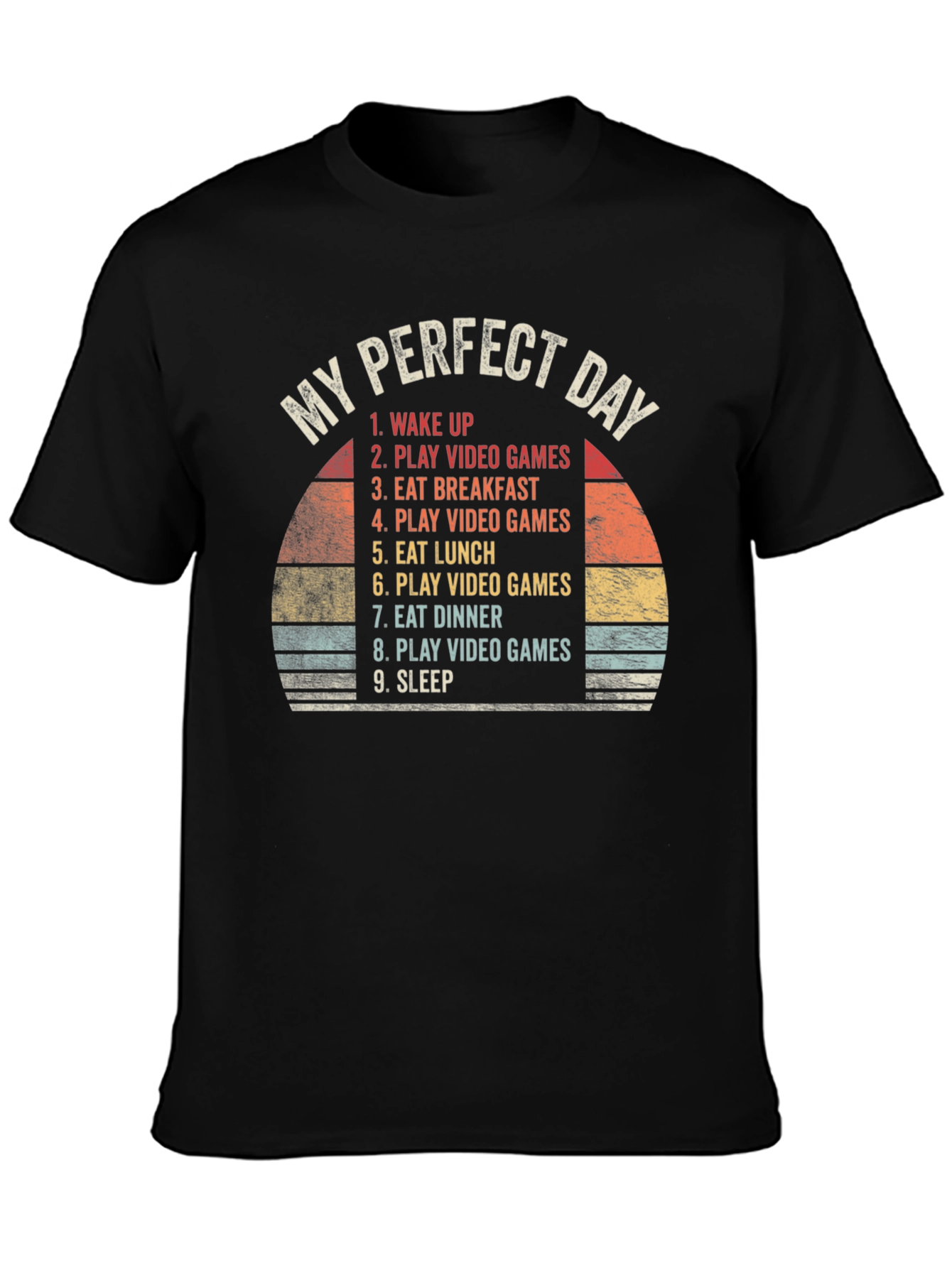 My Perfect Day Video Game T-Shirt