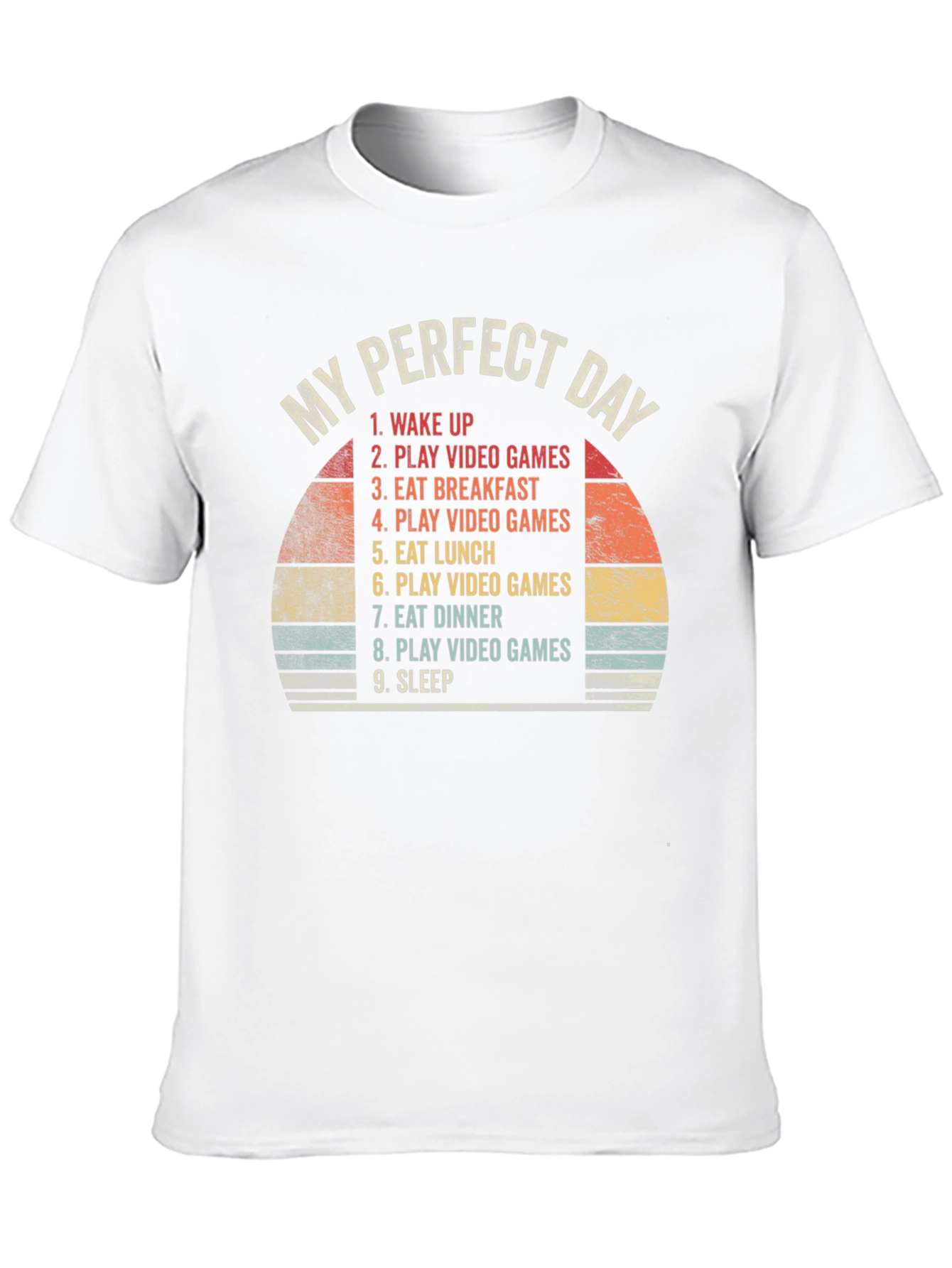 My Perfect Day Video Game T-Shirt