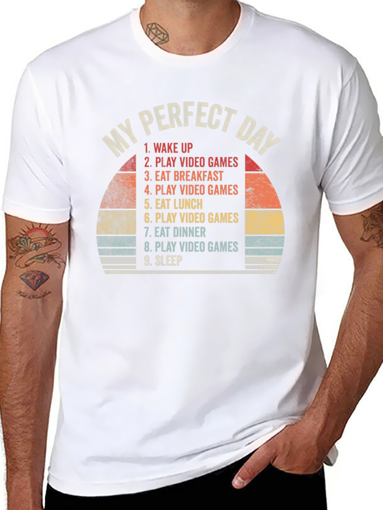 My Perfect Day Video Game T-Shirt