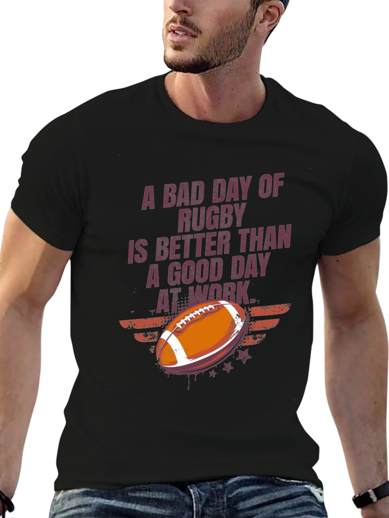 Rugby T-Shirt: A Bad Day of Rugby