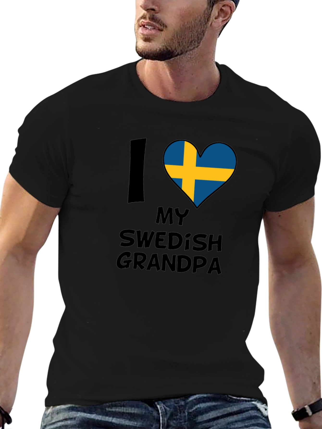 I Love My Swedish Grandpa T-Shirt