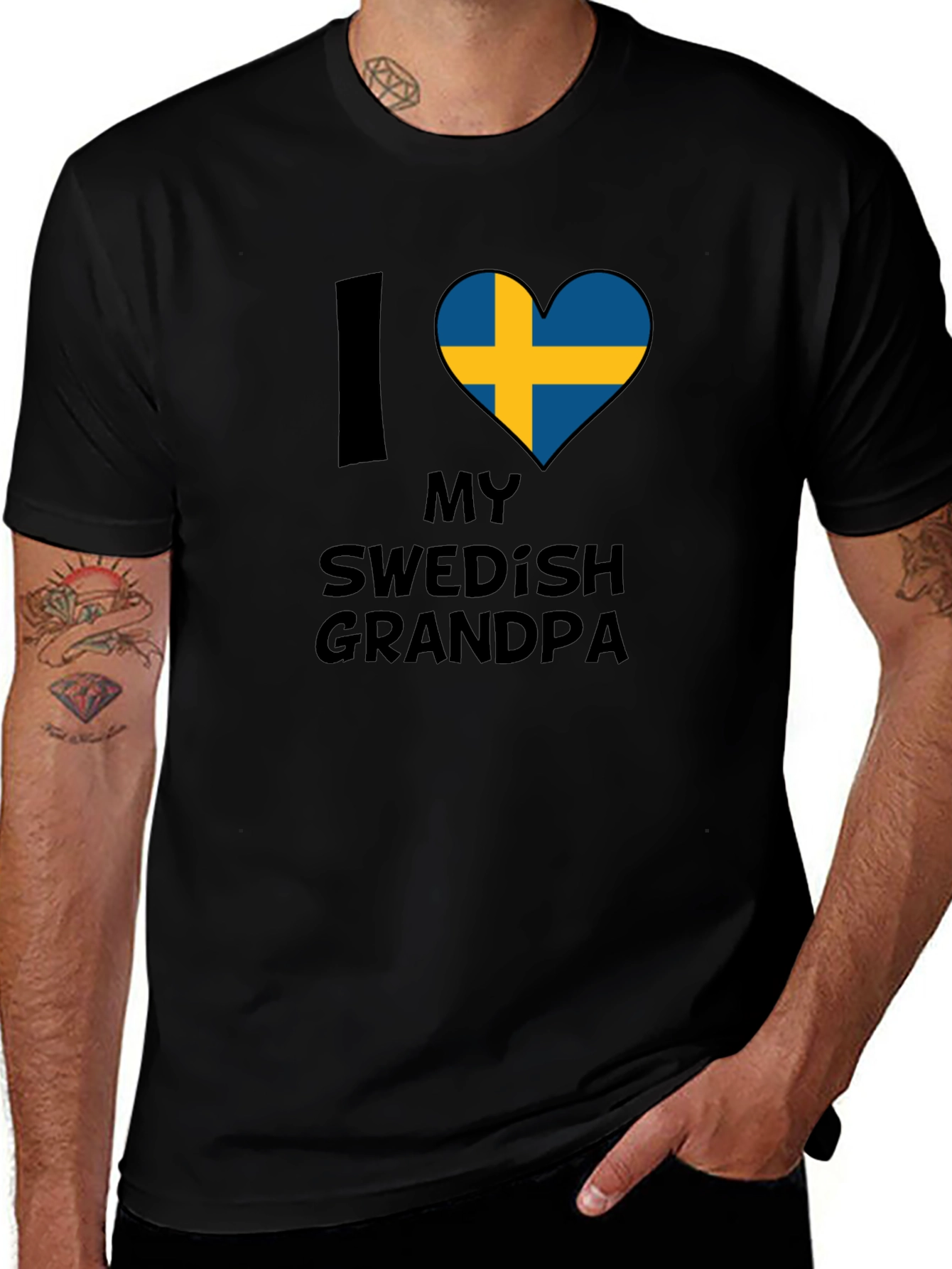 I Love My Swedish Grandpa T-Shirt