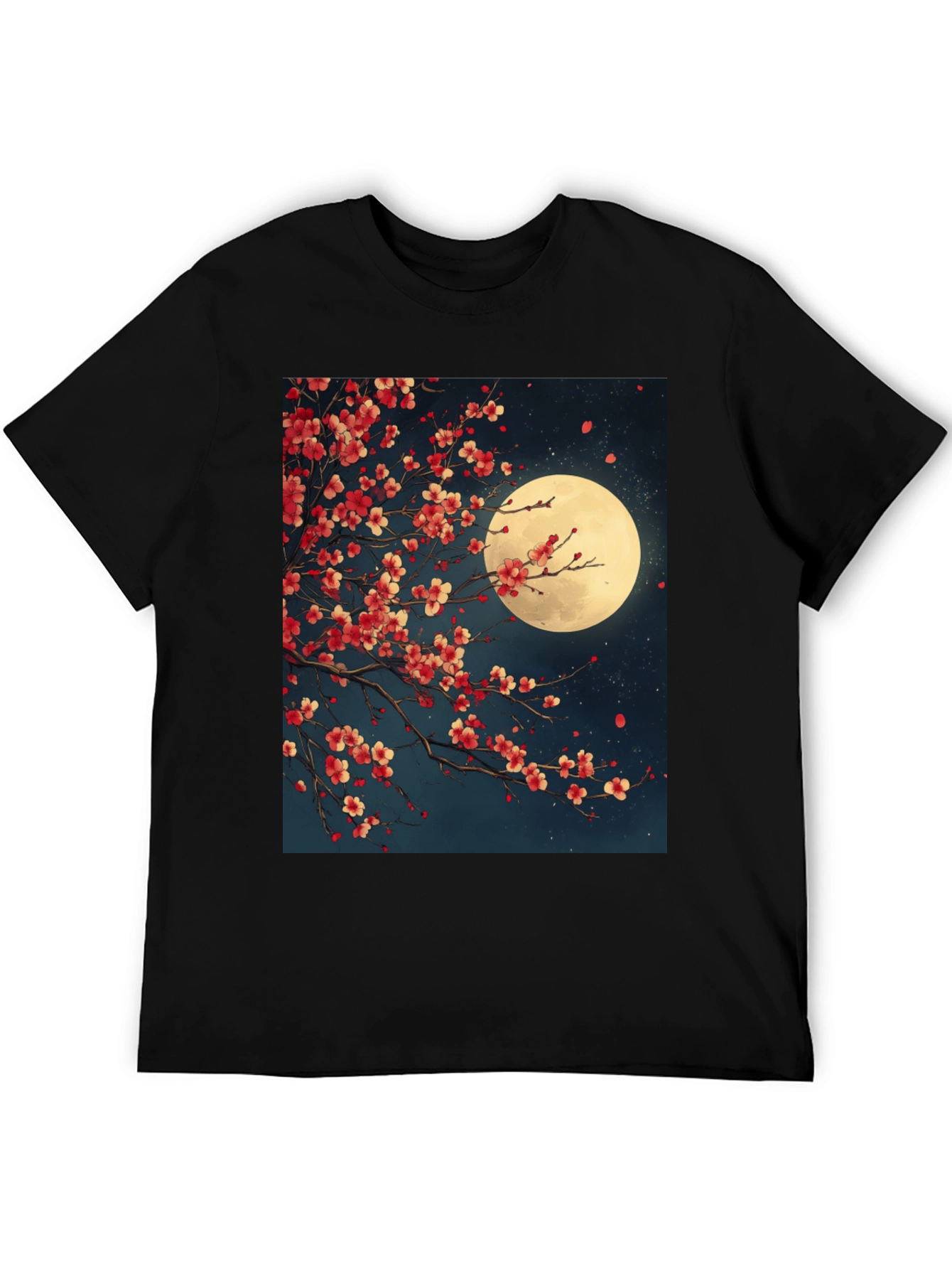 Cherry Blossom Moon Graphic Tee