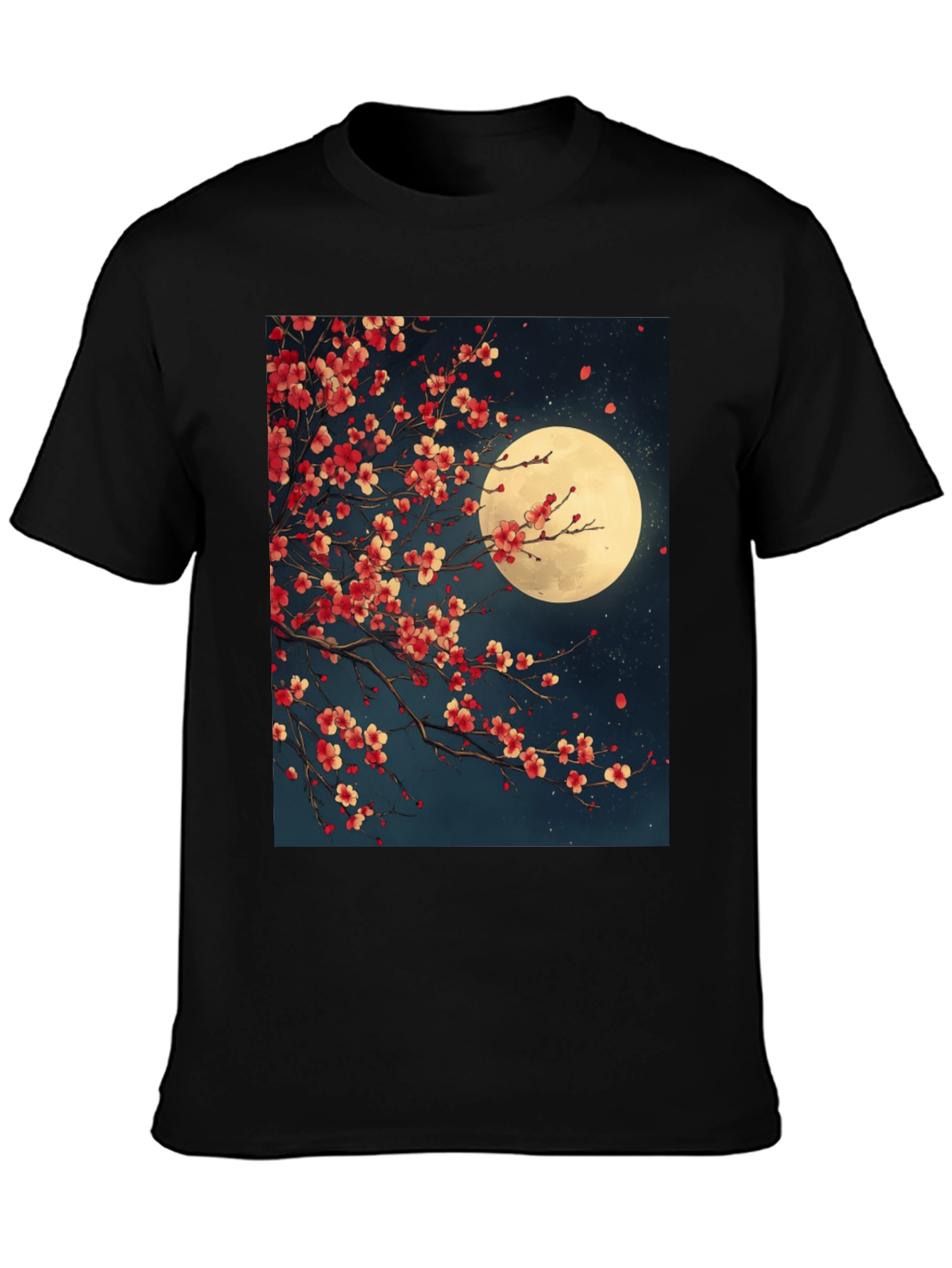 Cherry Blossom Moon Graphic Tee