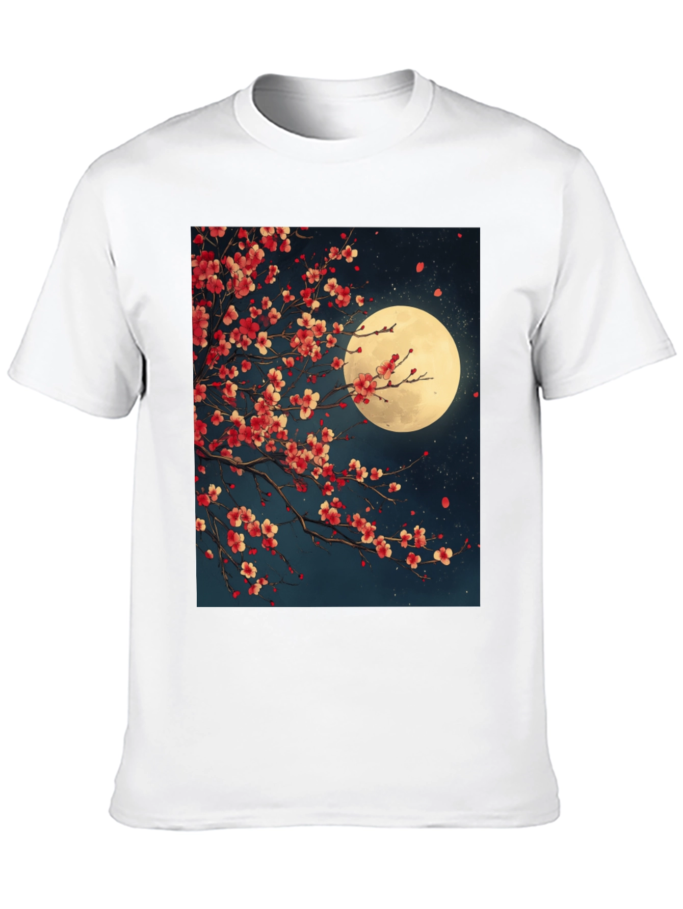 Cherry Blossom Moon Graphic Tee