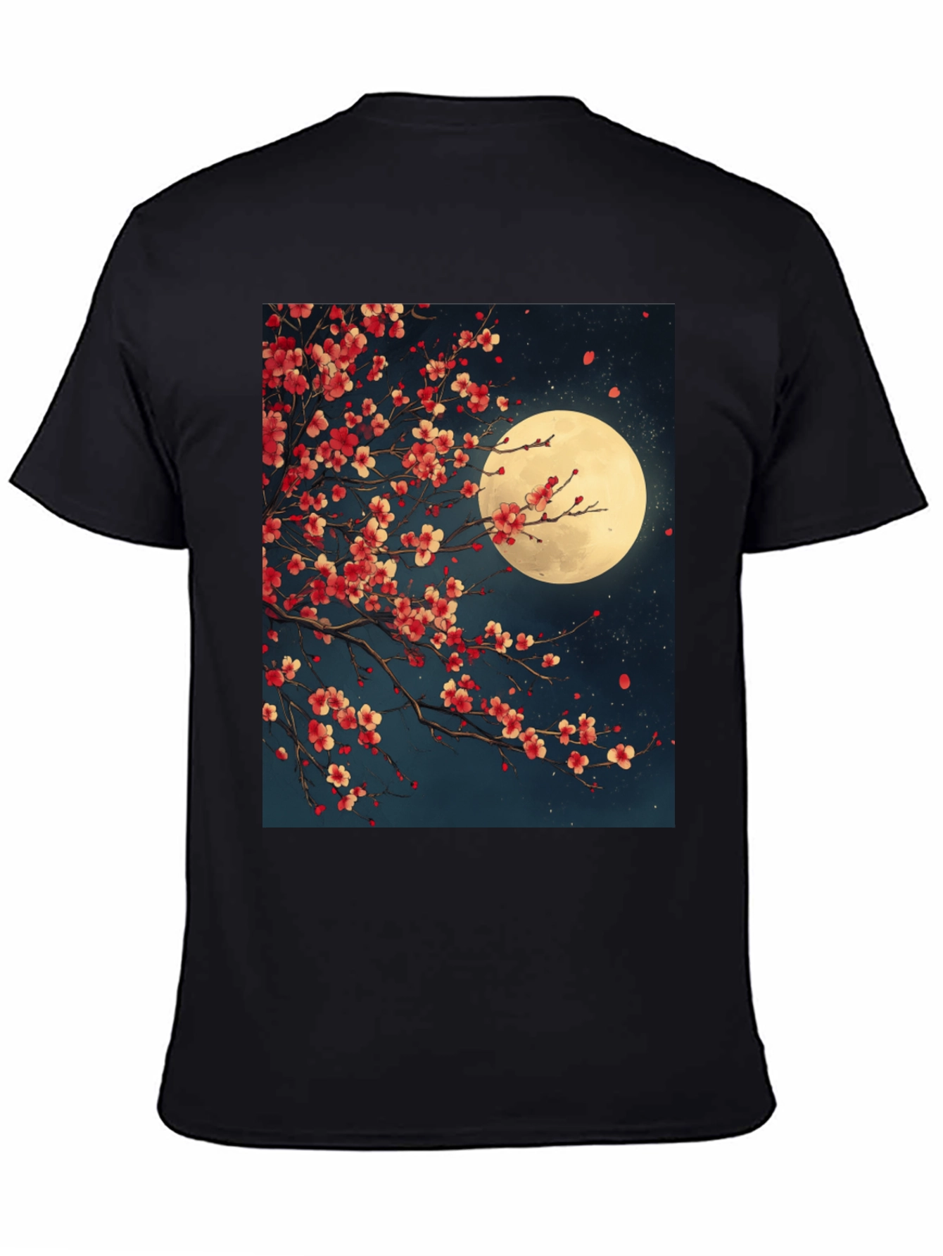 Cherry Blossom Moon Graphic Tee