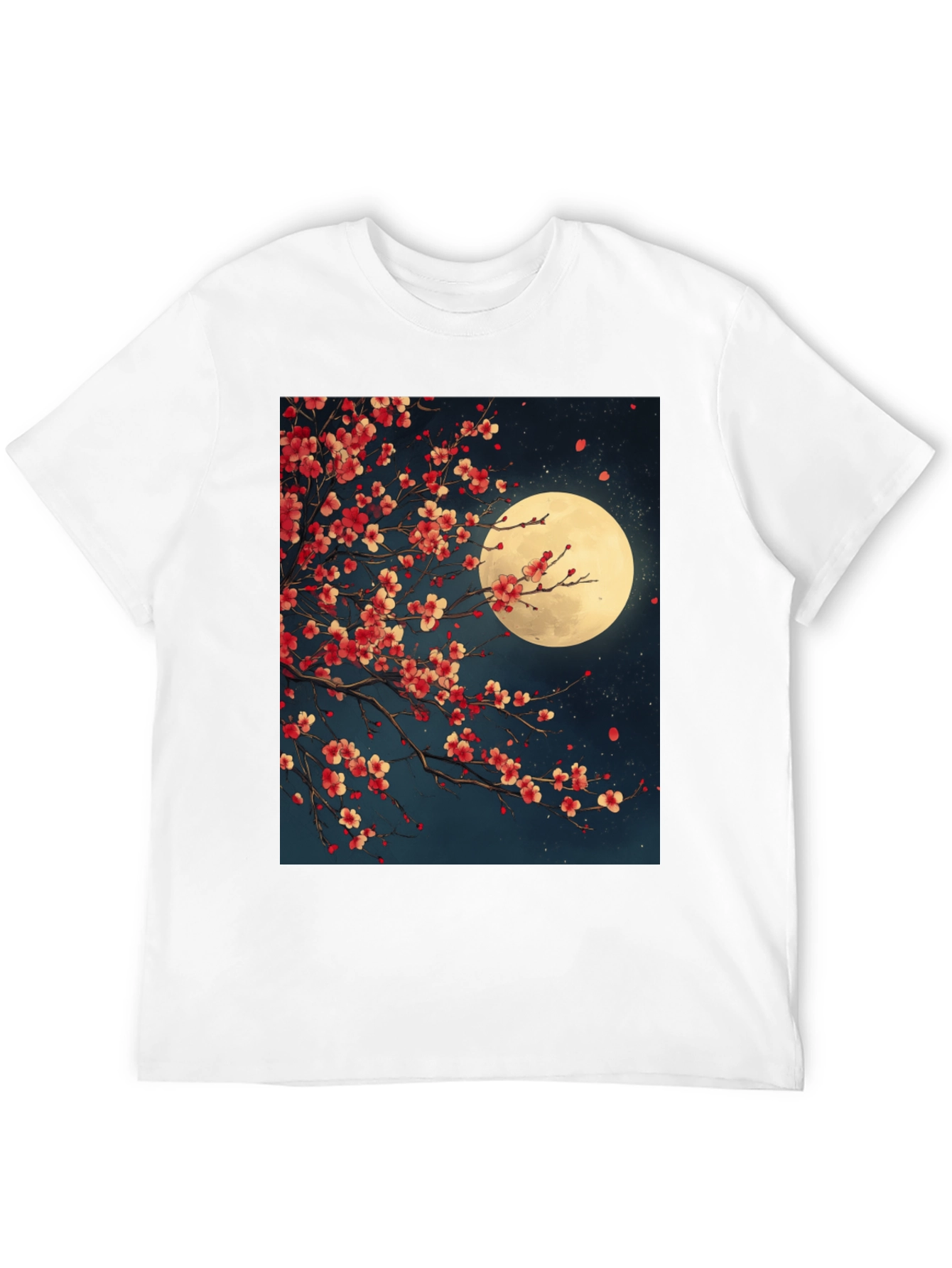 Cherry Blossom Moon Graphic Tee