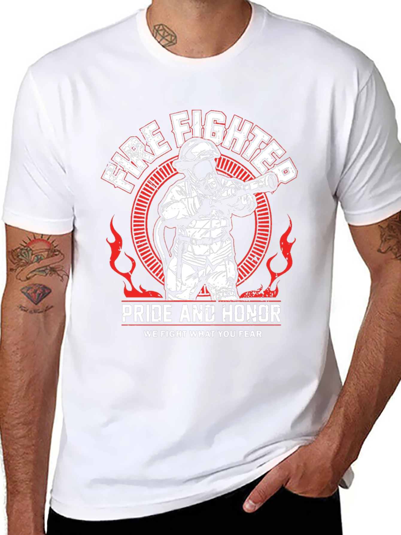 Firefighter Pride and Honor T-Shirt