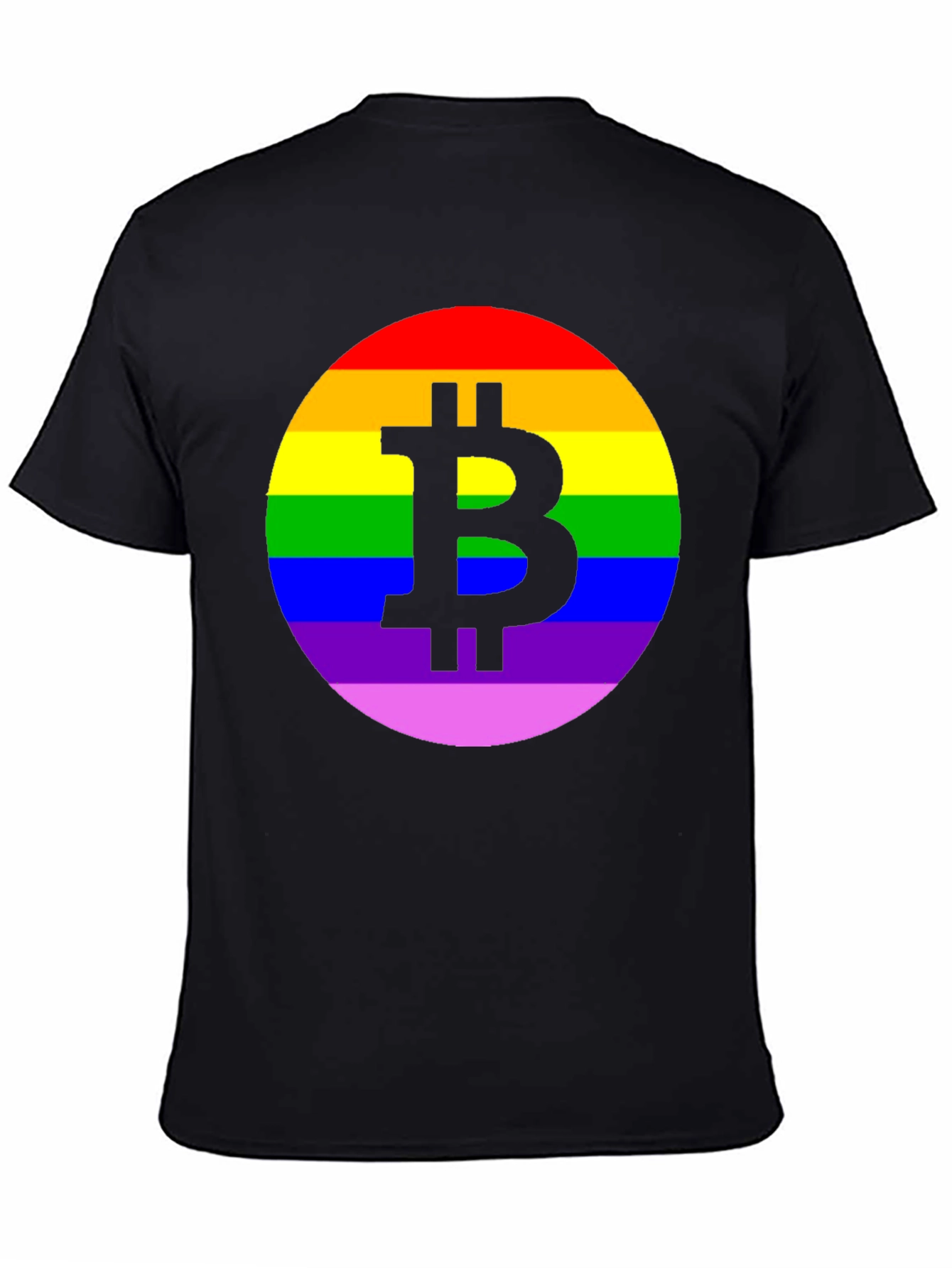 Bitcoin LGBT Pride T-Shirt - Black