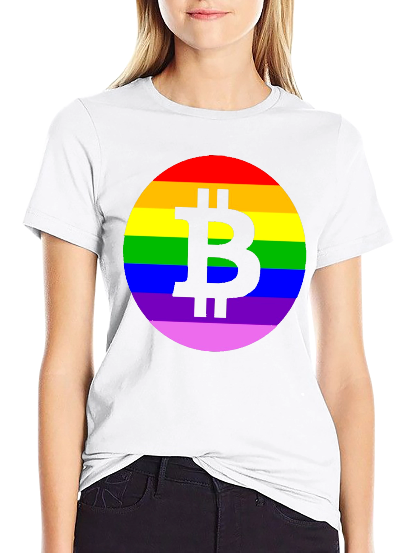 Bitcoin LGBT Pride T-Shirt - Black