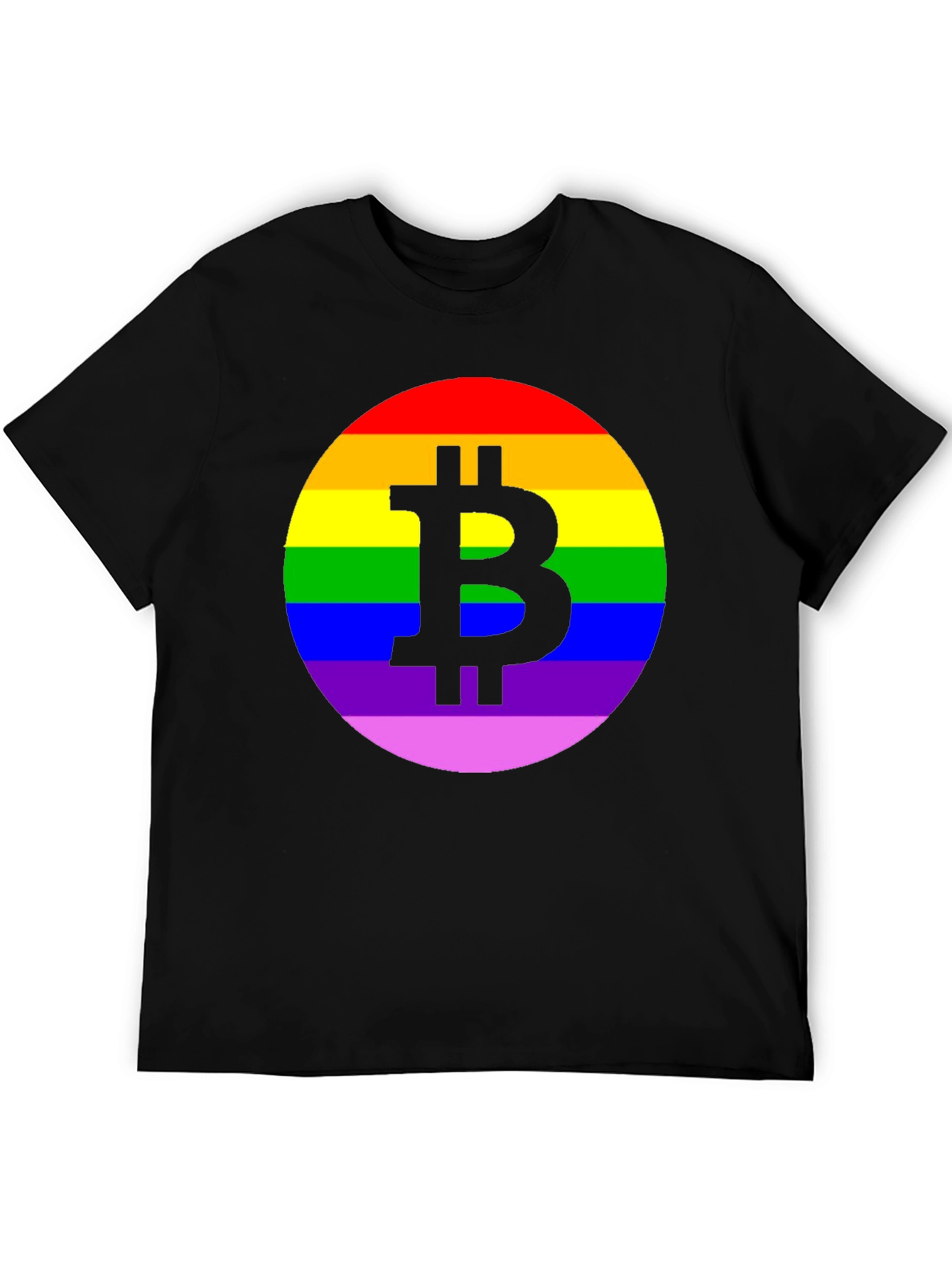 Bitcoin LGBT Pride T-Shirt - Black