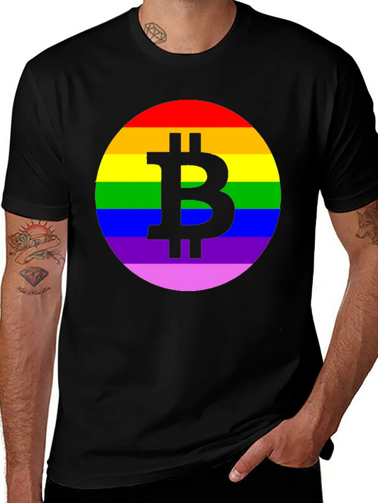 Bitcoin LGBT Pride T-Shirt - Black