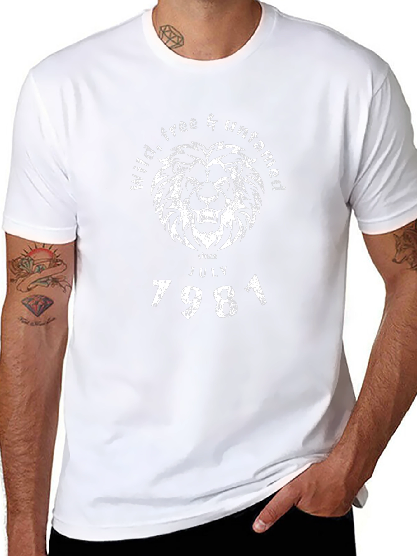 Wild Free Untamed Lion T-Shirt