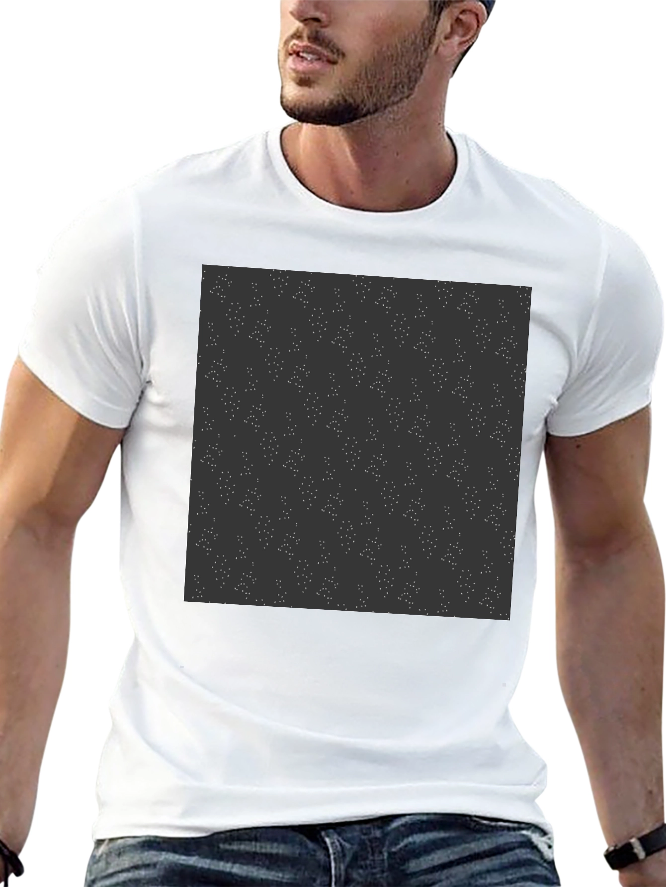 Starry Night Graphic Tee - Modern Style