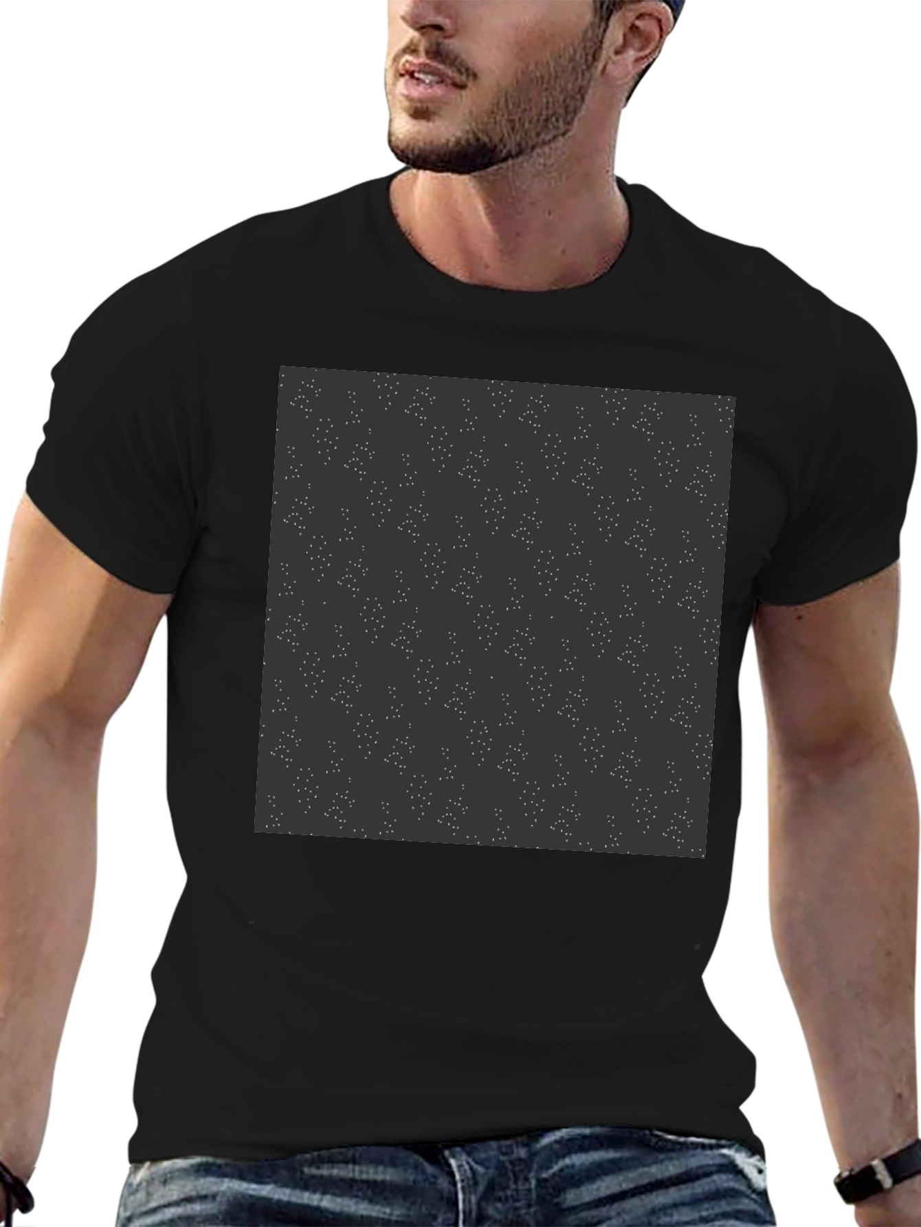Starry Night Graphic Tee - Modern Style