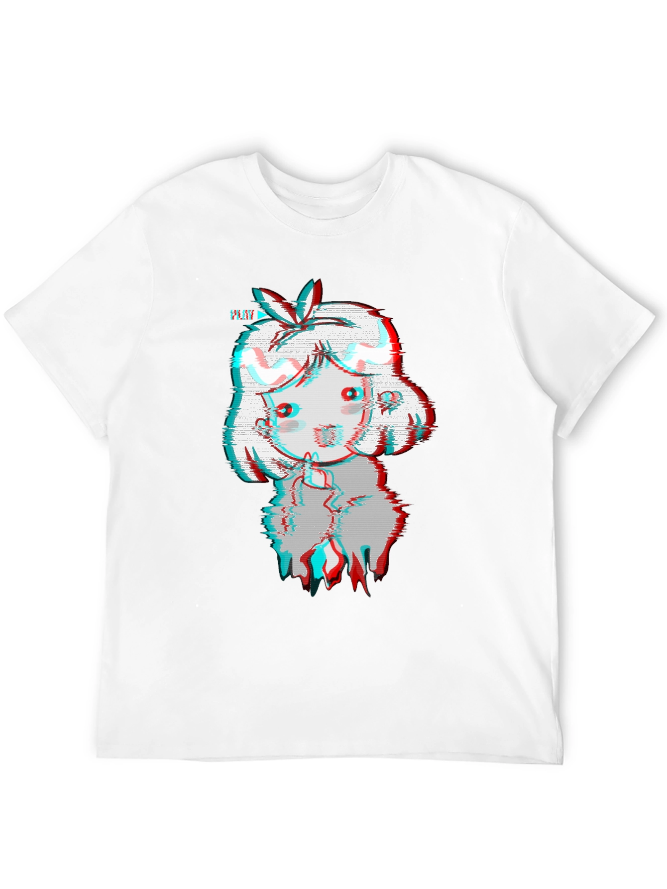 Glitch Girl Black T-Shirt