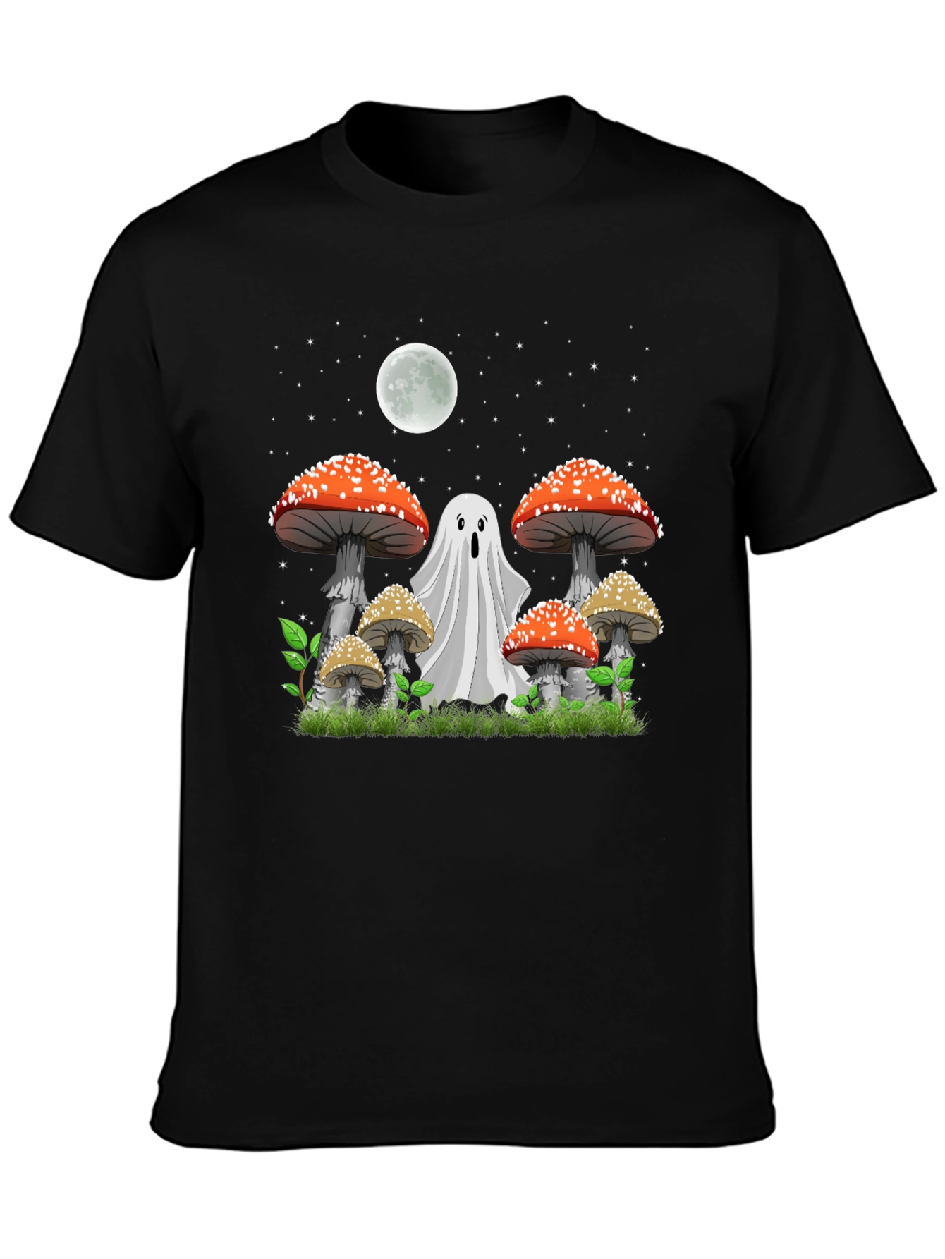 Ghost & Mushroom Graphic Tee