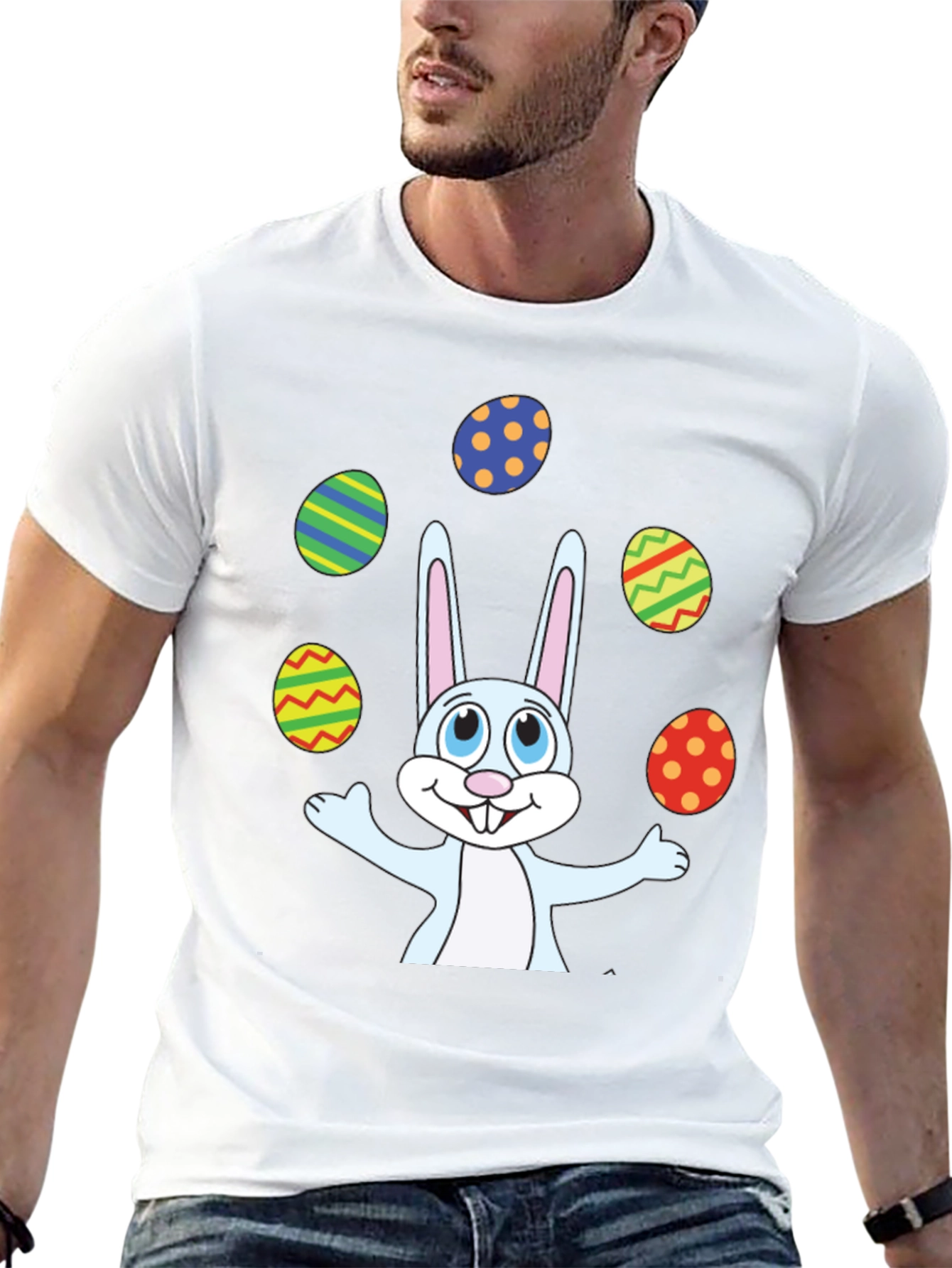 Easter Bunny Juggling Eggs T-Shirt