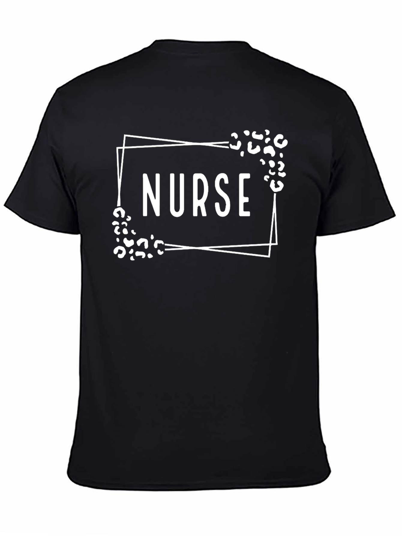 Nurse Leopard Print Graphic T-Shirt