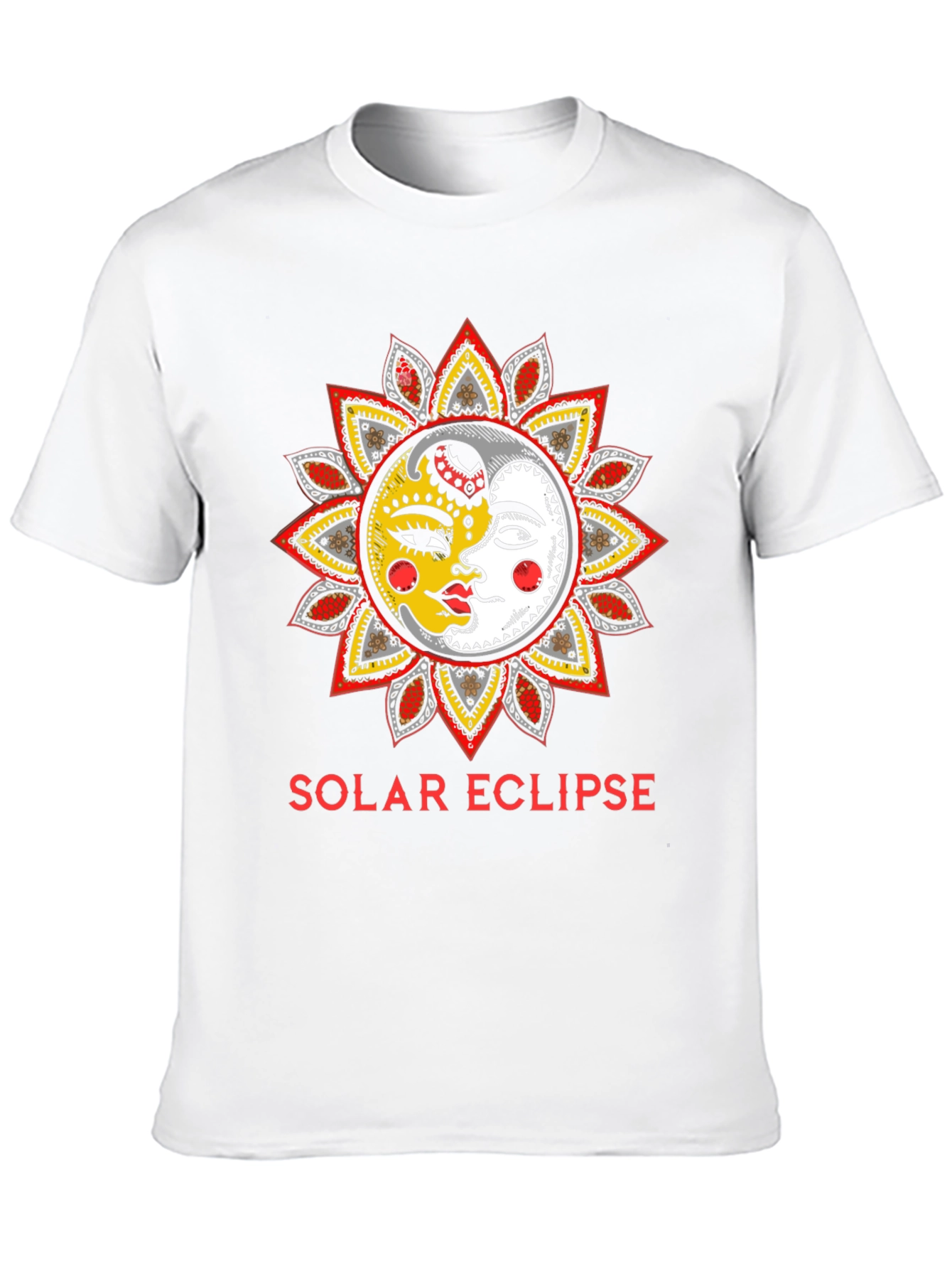 Solar Eclipse Graphic Print T-Shirt - Unisex Fashion Top