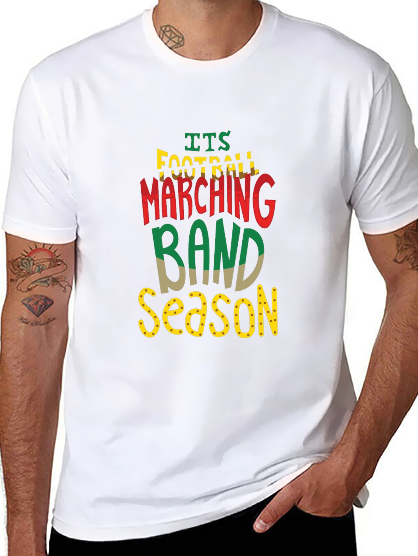 Football Marching Band Season T-Shirt
