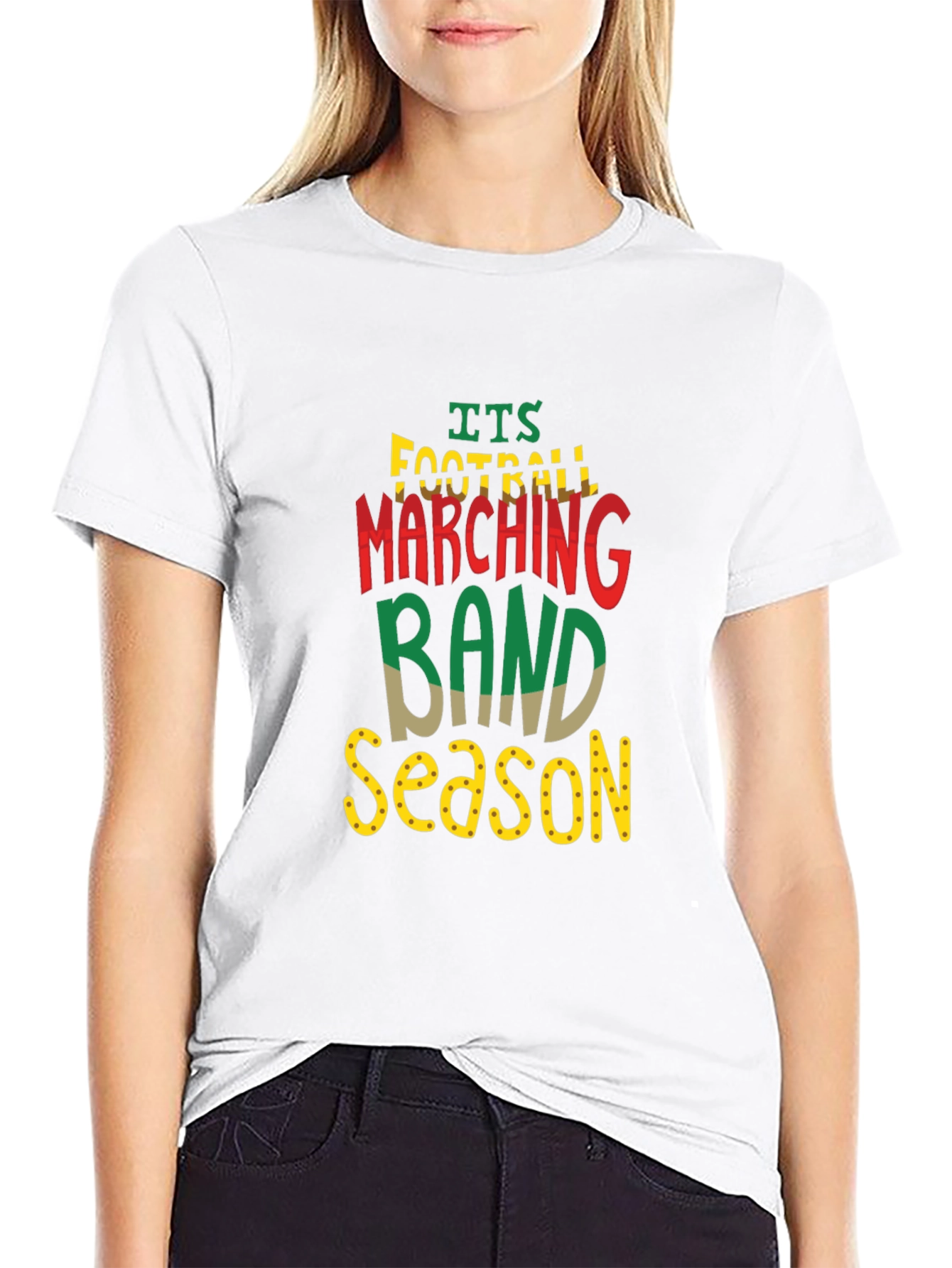 Football Marching Band Season T-Shirt