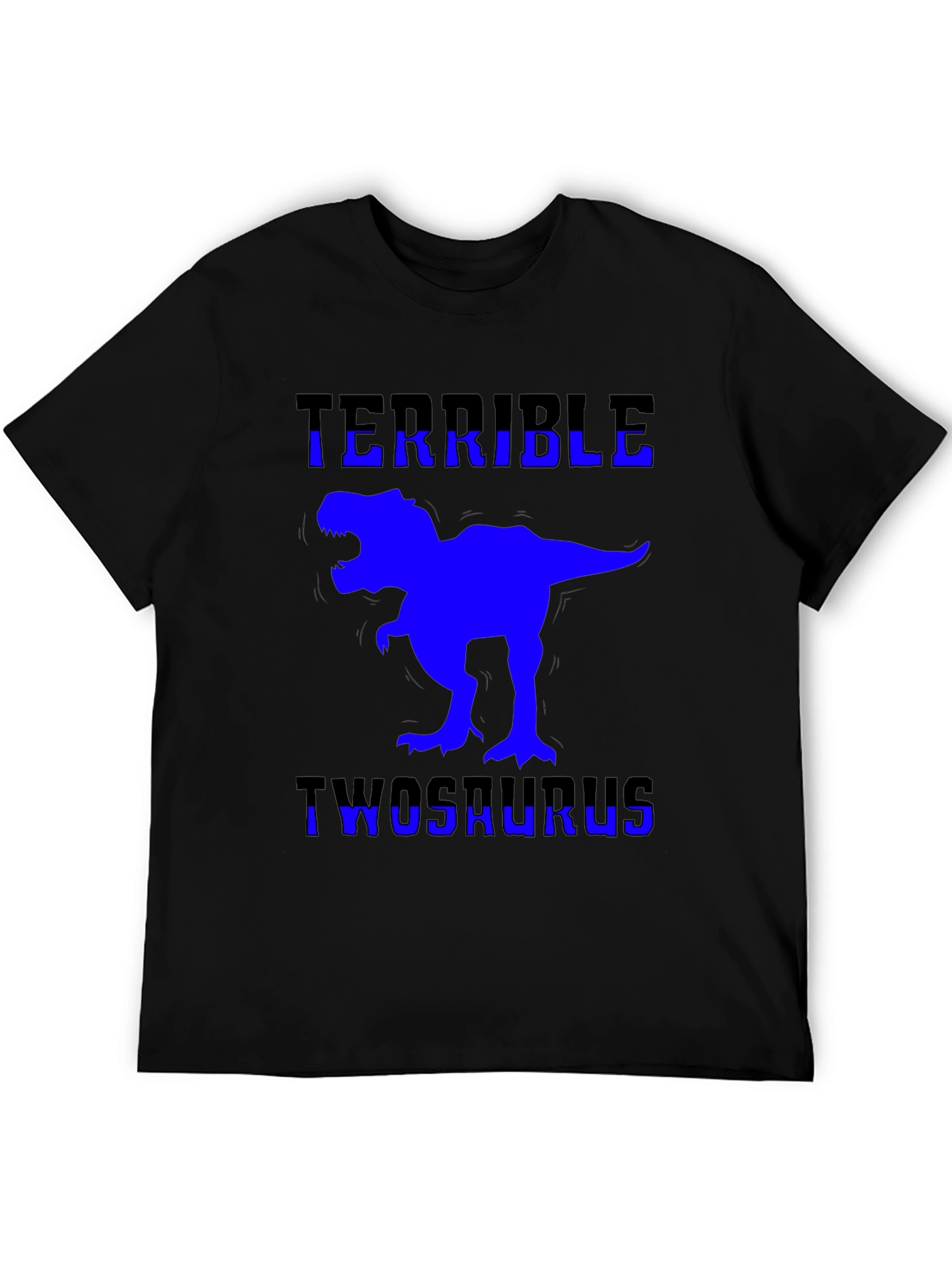 Terrible Twosaurus T-Shirt Funny Dinosaur 2nd Birthday Tee