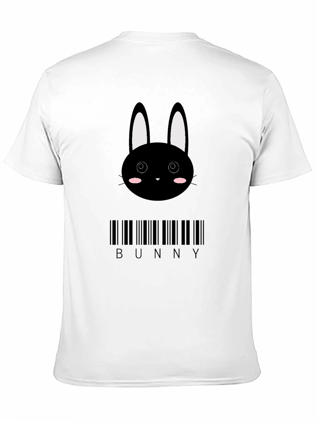 Black Bunny Barcode T-Shirt