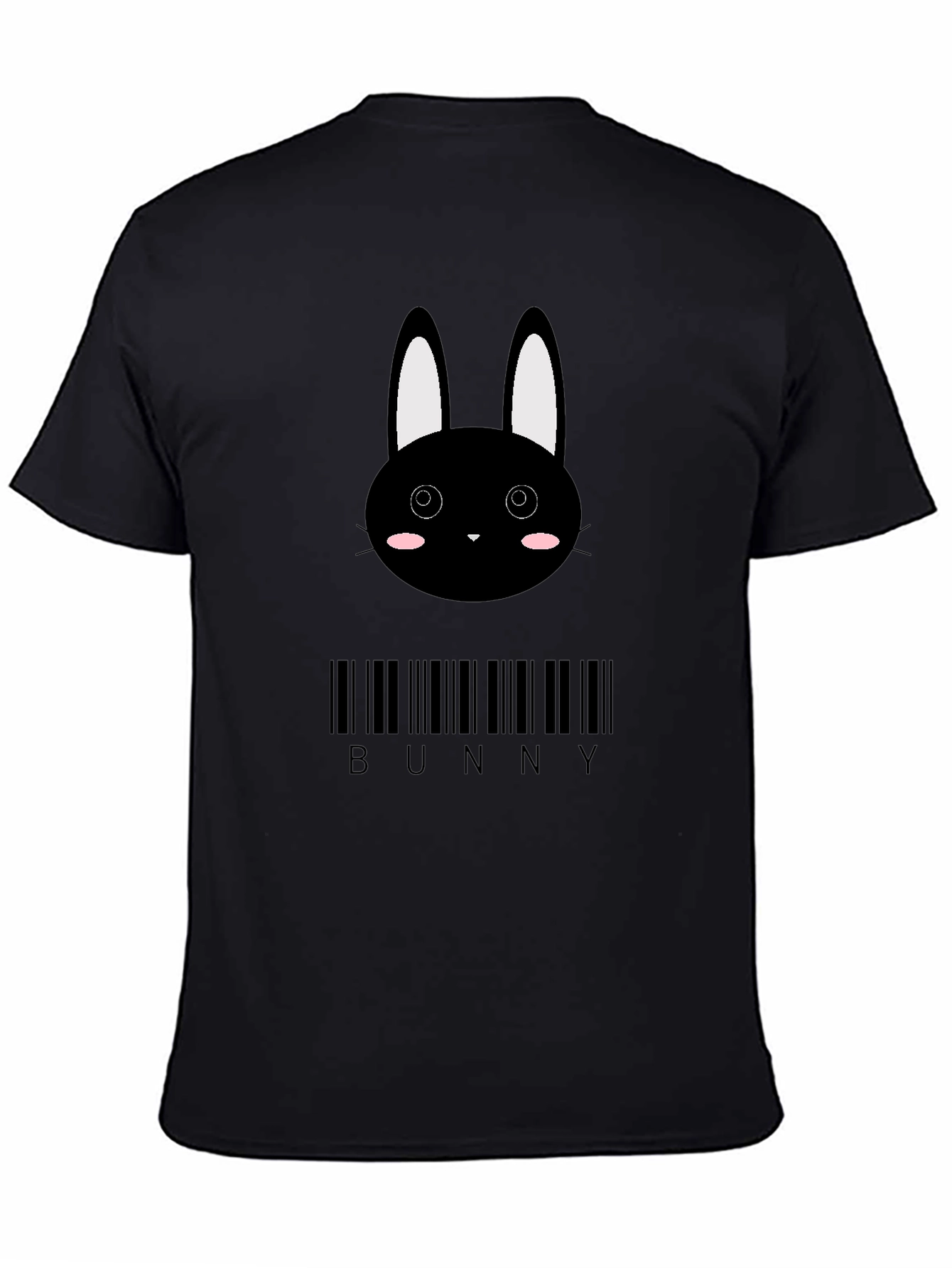 Black Bunny Barcode T-Shirt