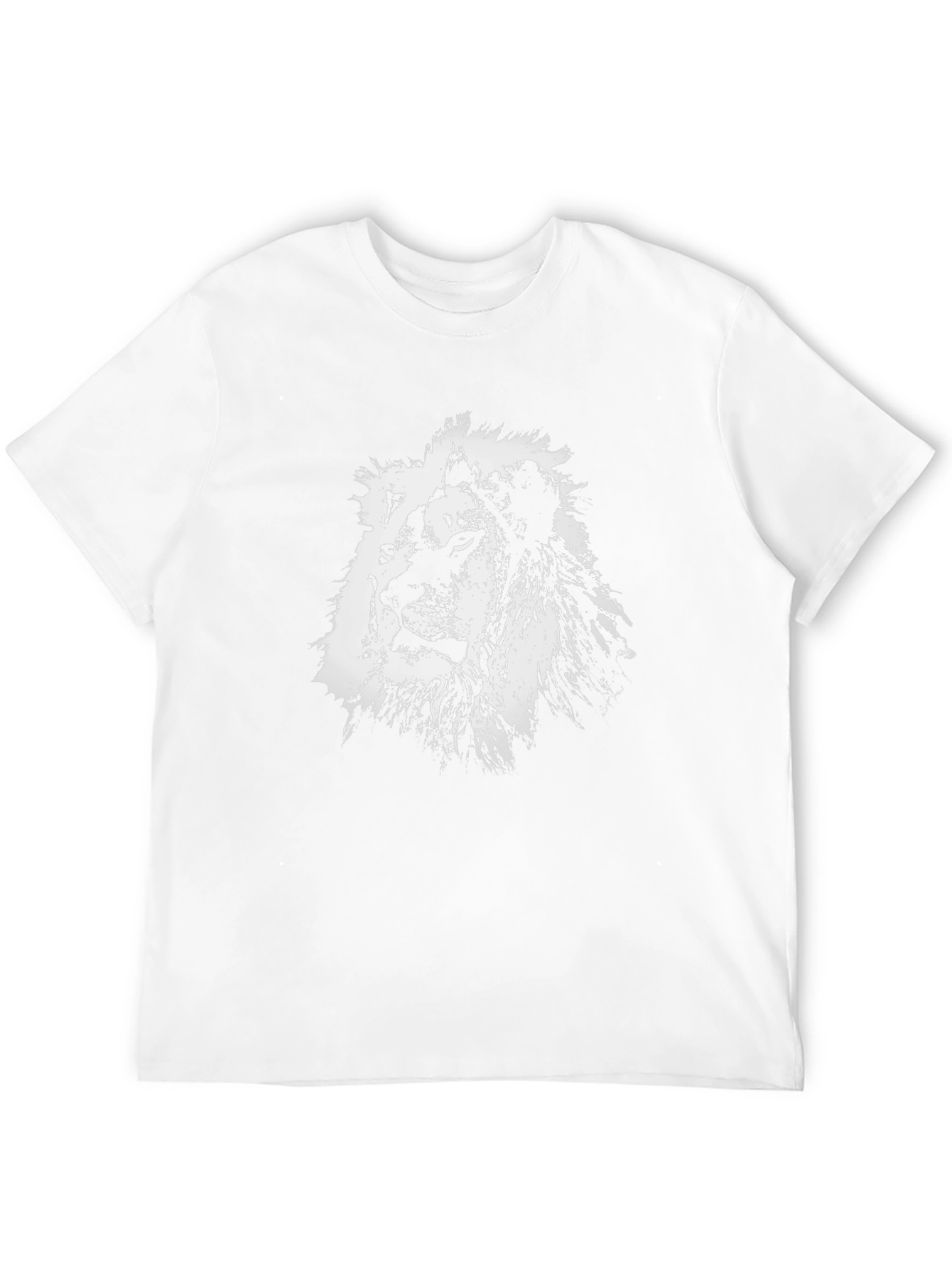 Lion Graphic Black T-Shirt | Mens Casual Tee